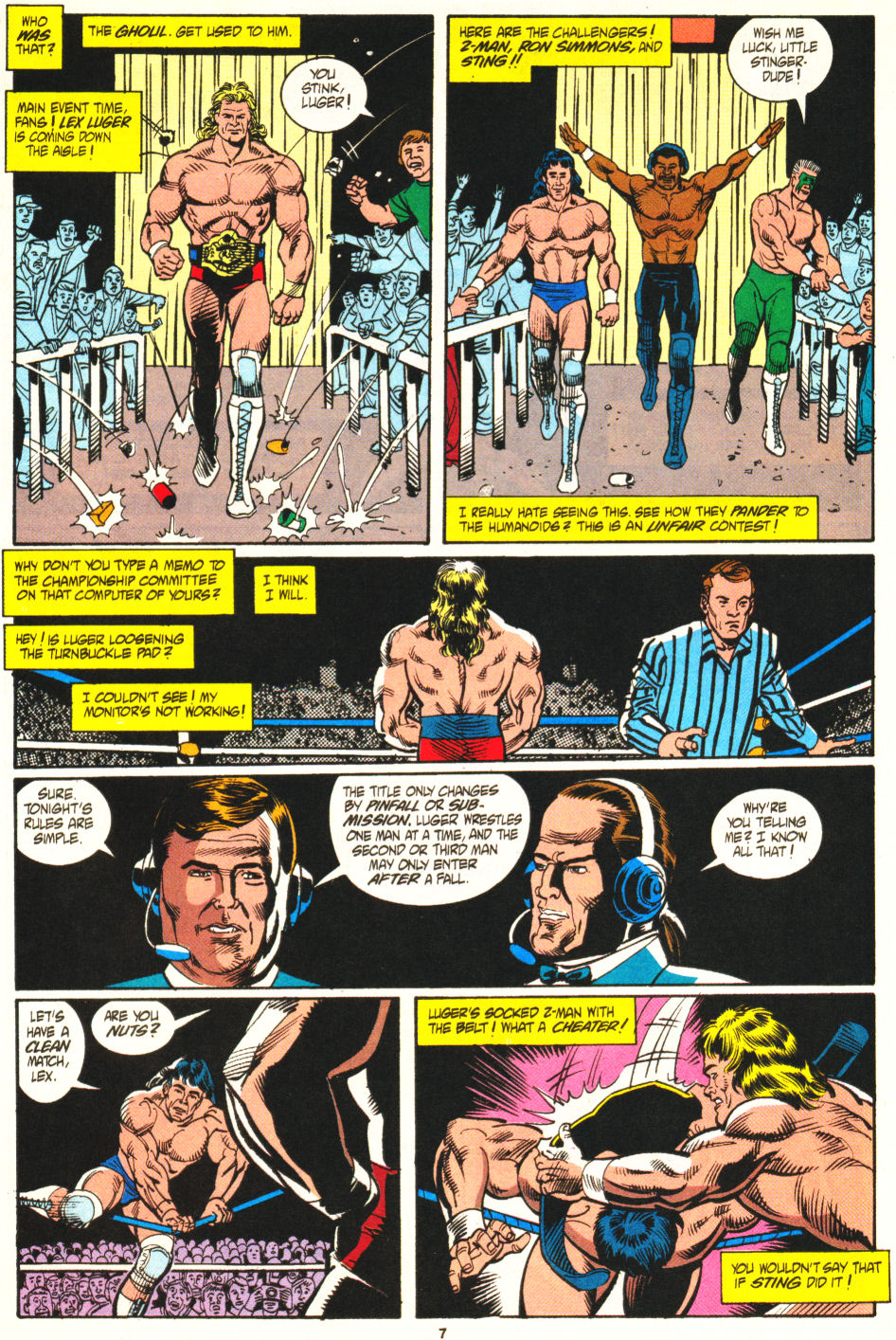 Read online WCW World Championship Wrestling comic -  Issue #2 - 7