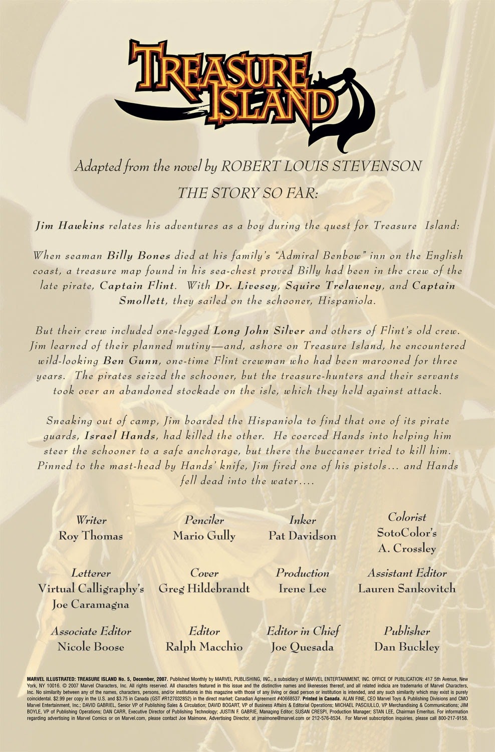 Read online Treasure Island comic -  Issue #5 - 2