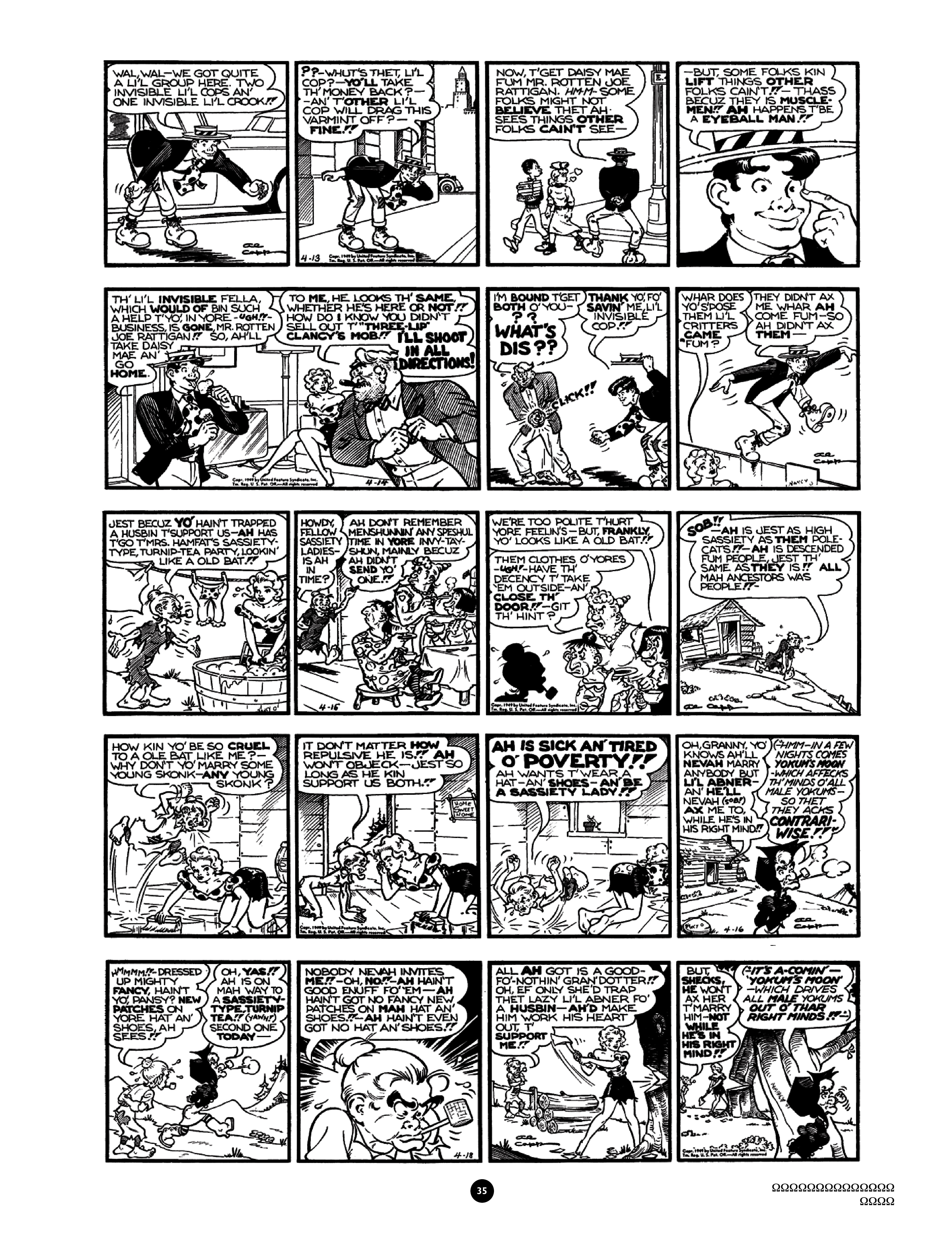 Read online Al Capp's Li'l Abner Complete Daily & Color Sunday Comics comic -  Issue # TPB 8 (Part 1) - 38