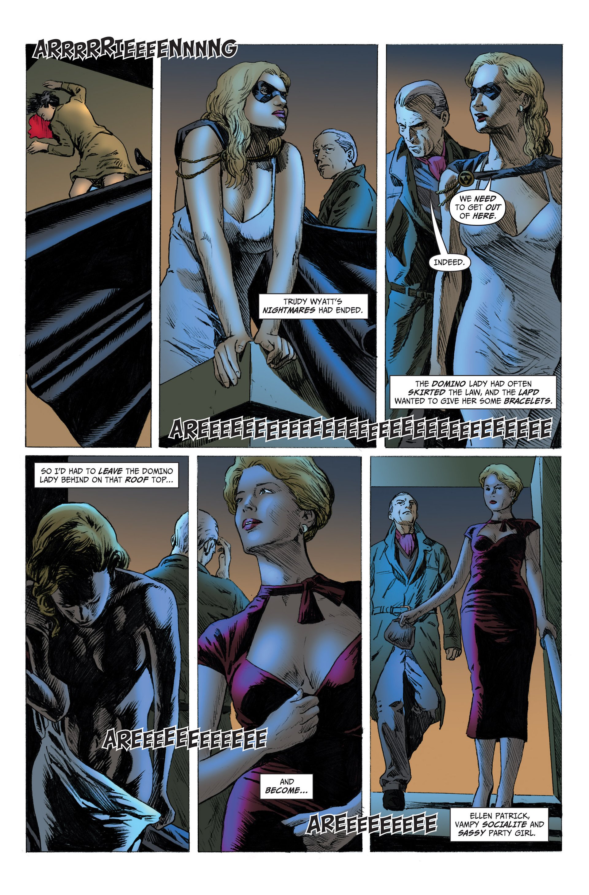 Read online Domino Lady/Sherlock Holmes comic -  Issue #1 - 5