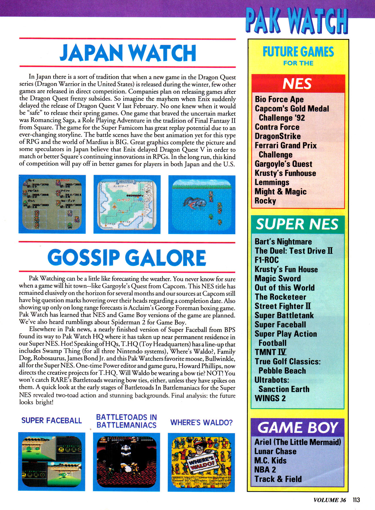 Read online Nintendo Power comic -  Issue #36 - 122