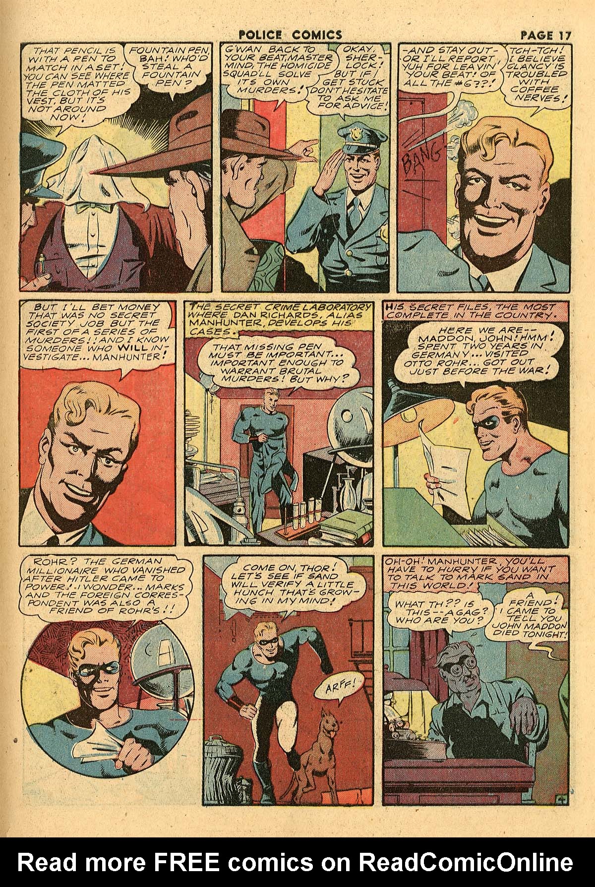 Read online Police Comics comic -  Issue #14 - 19