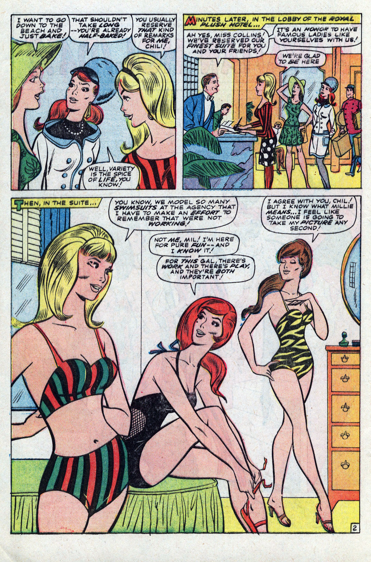Read online Millie the Model comic -  Issue #150 - 4