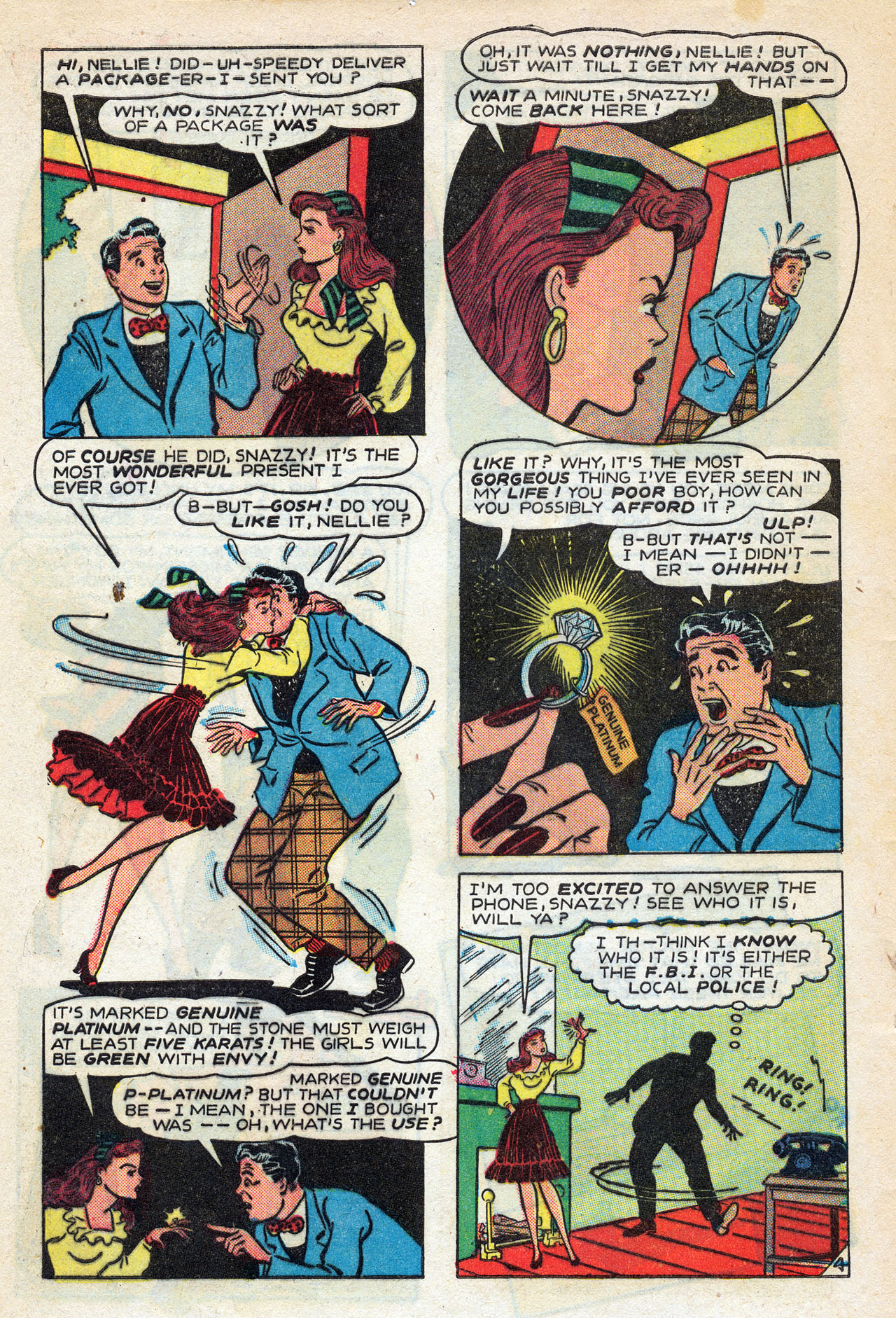 Read online Nellie The Nurse (1945) comic -  Issue #14 - 6
