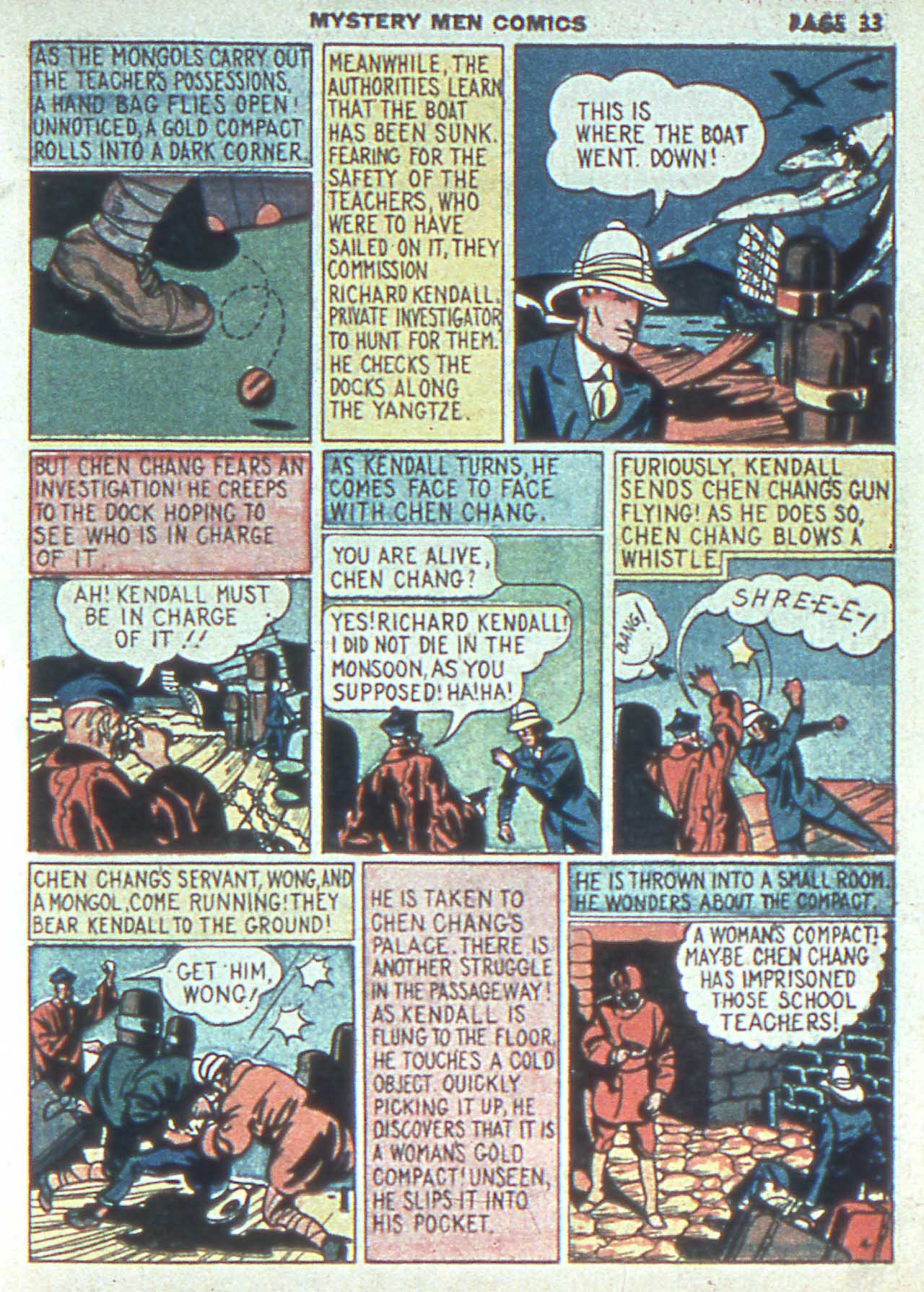 Read online Mystery Men Comics comic -  Issue #7 - 35