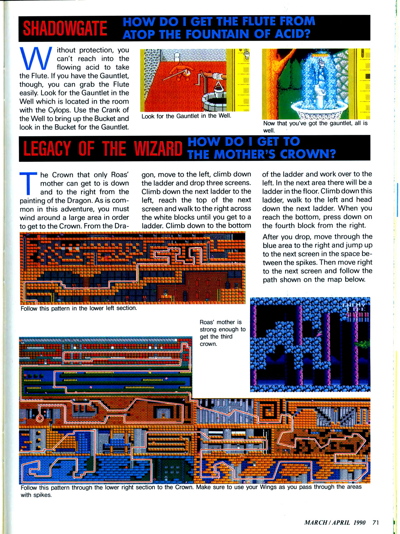 Read online Nintendo Power comic -  Issue #11 - 74