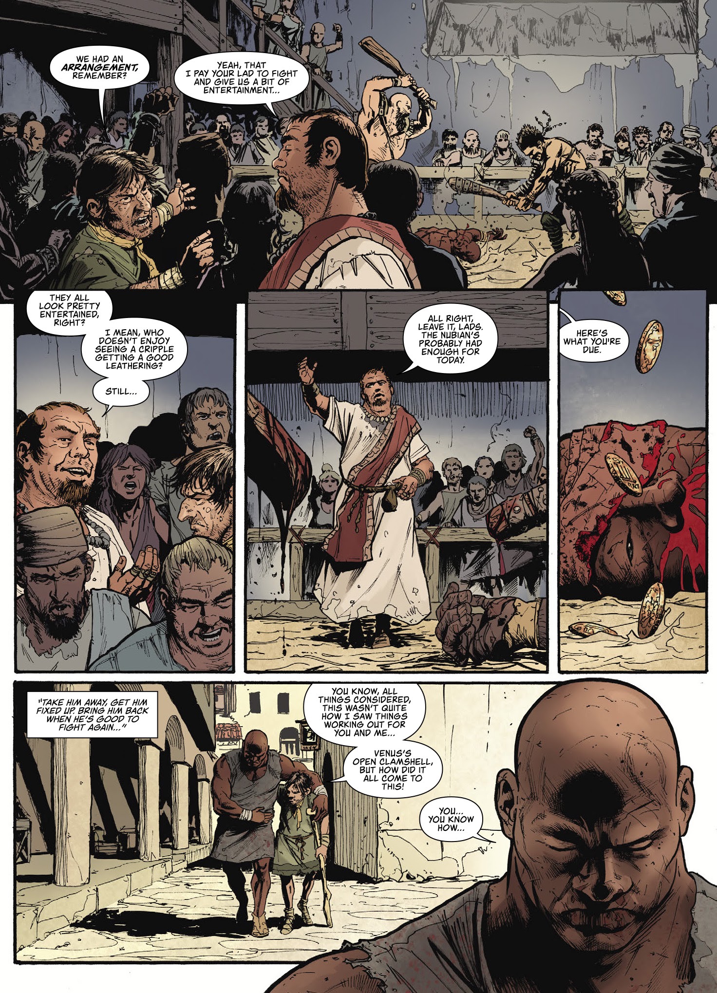 Read online Aquila: The Burning Fields comic -  Issue # TPB - 51