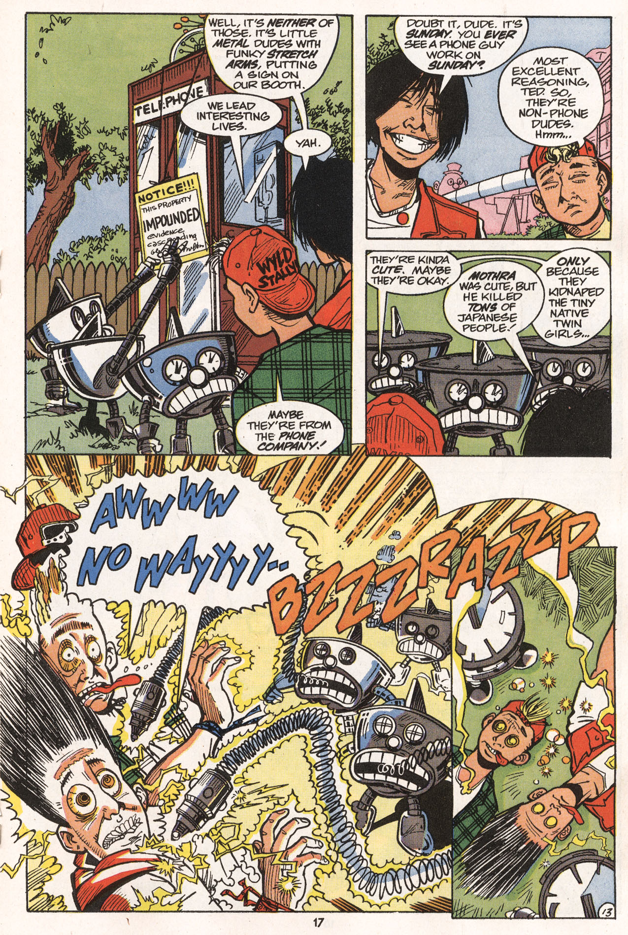 Read online Bill & Ted's Excellent Comic Book comic -  Issue #5 - 17