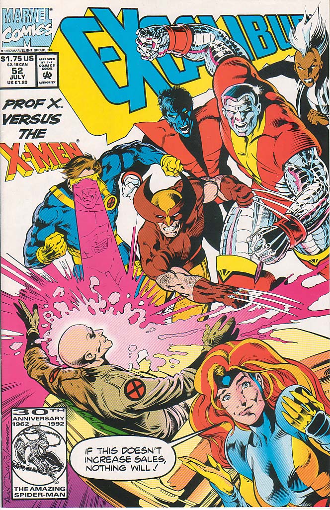 Read online Excalibur (1988) comic -  Issue #52 - 1
