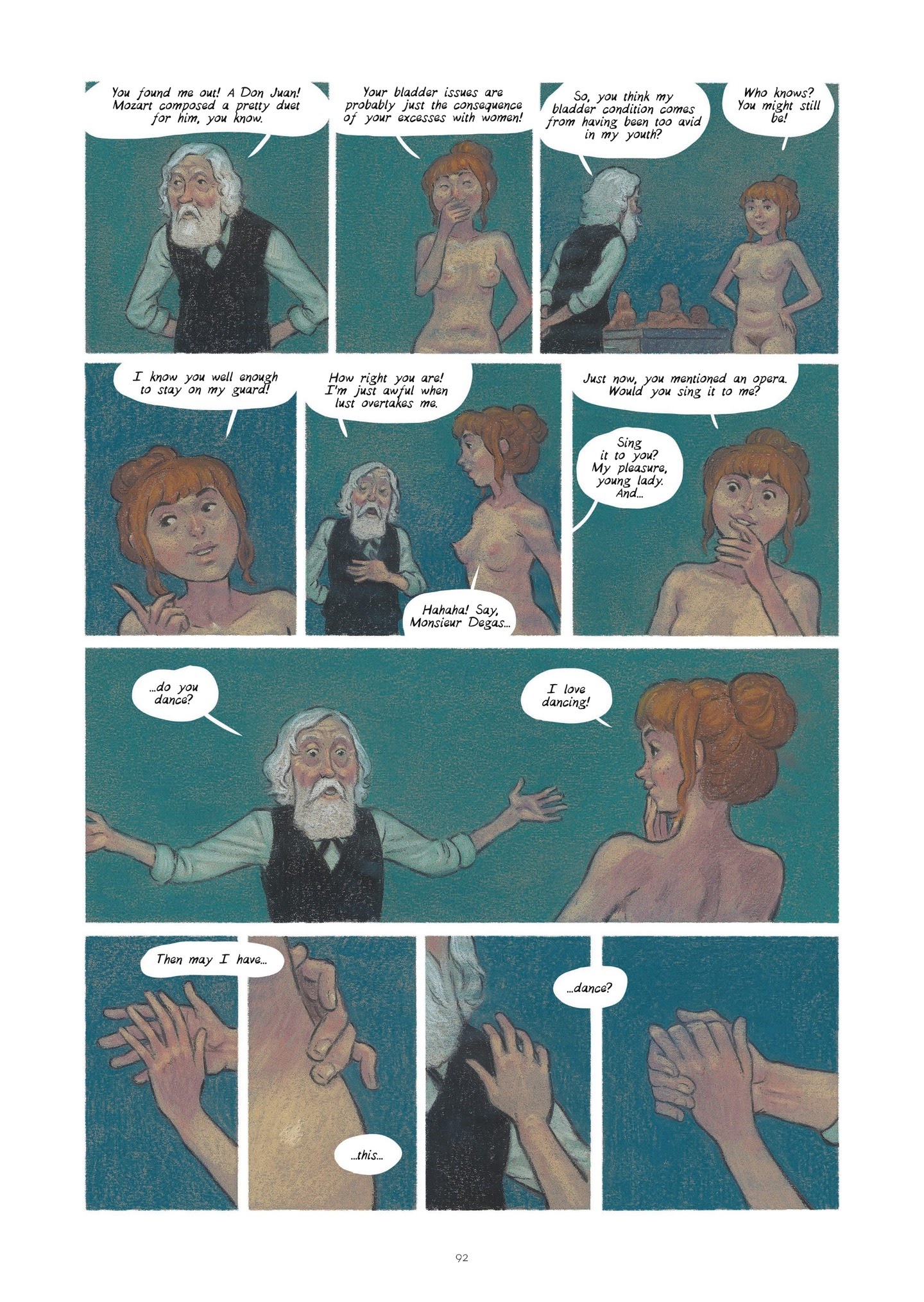 Read online Degas and Cassatt: The Dance of Solitude comic -  Issue # TPB - 90