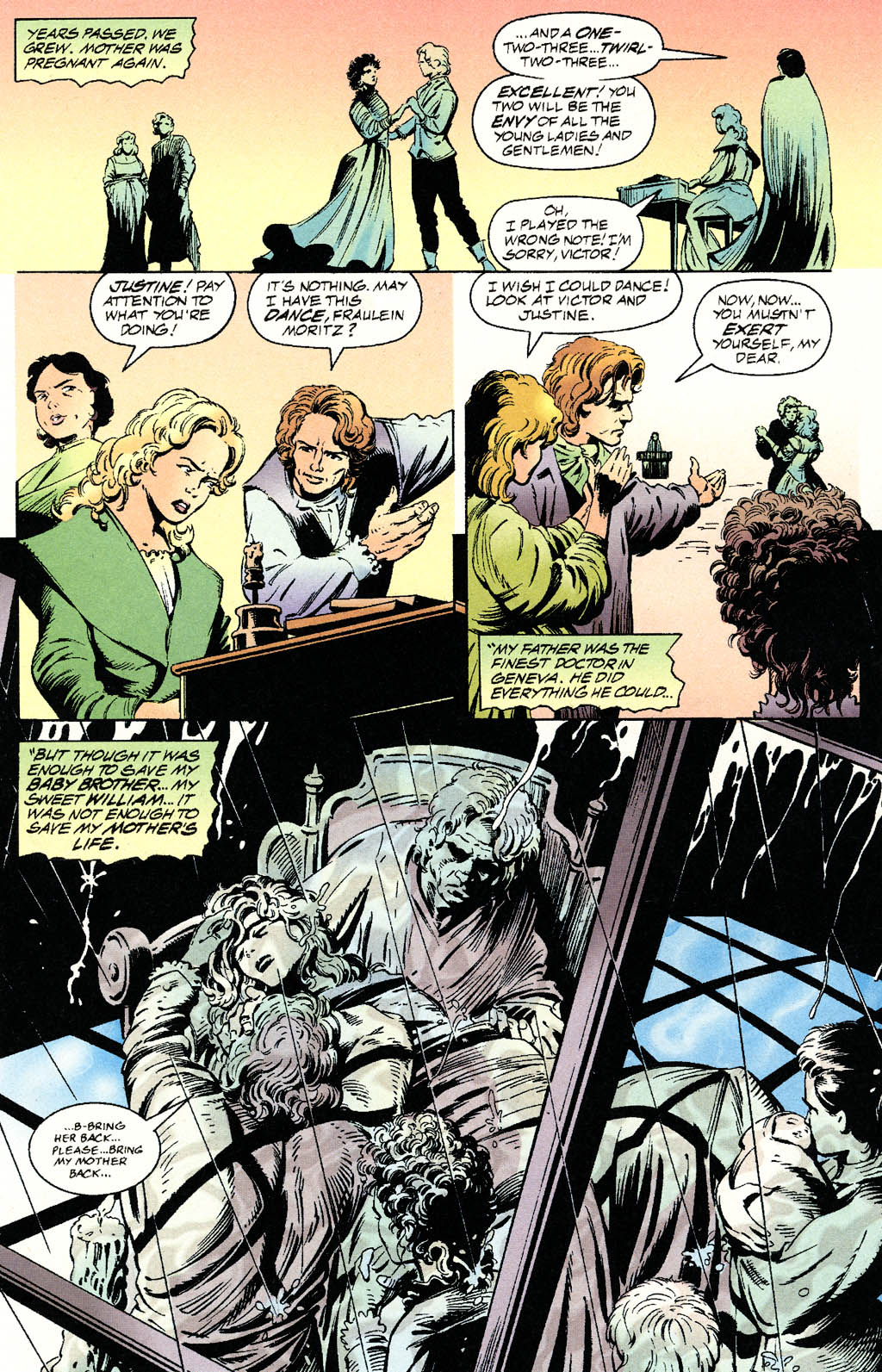 Read online Mary Shelley's Frankenstein comic -  Issue #1 - 10