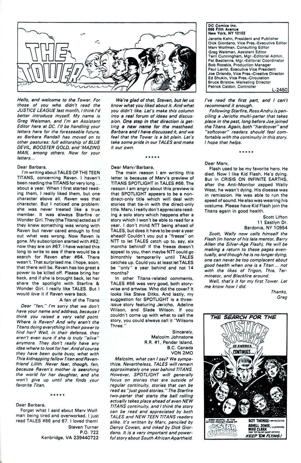 Read online Tales of the Teen Titans comic -  Issue #70 - 25