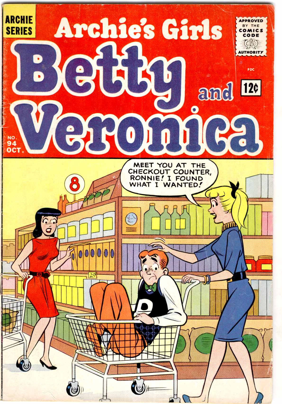 Read online Archie's Girls Betty and Veronica comic -  Issue #94 - 1