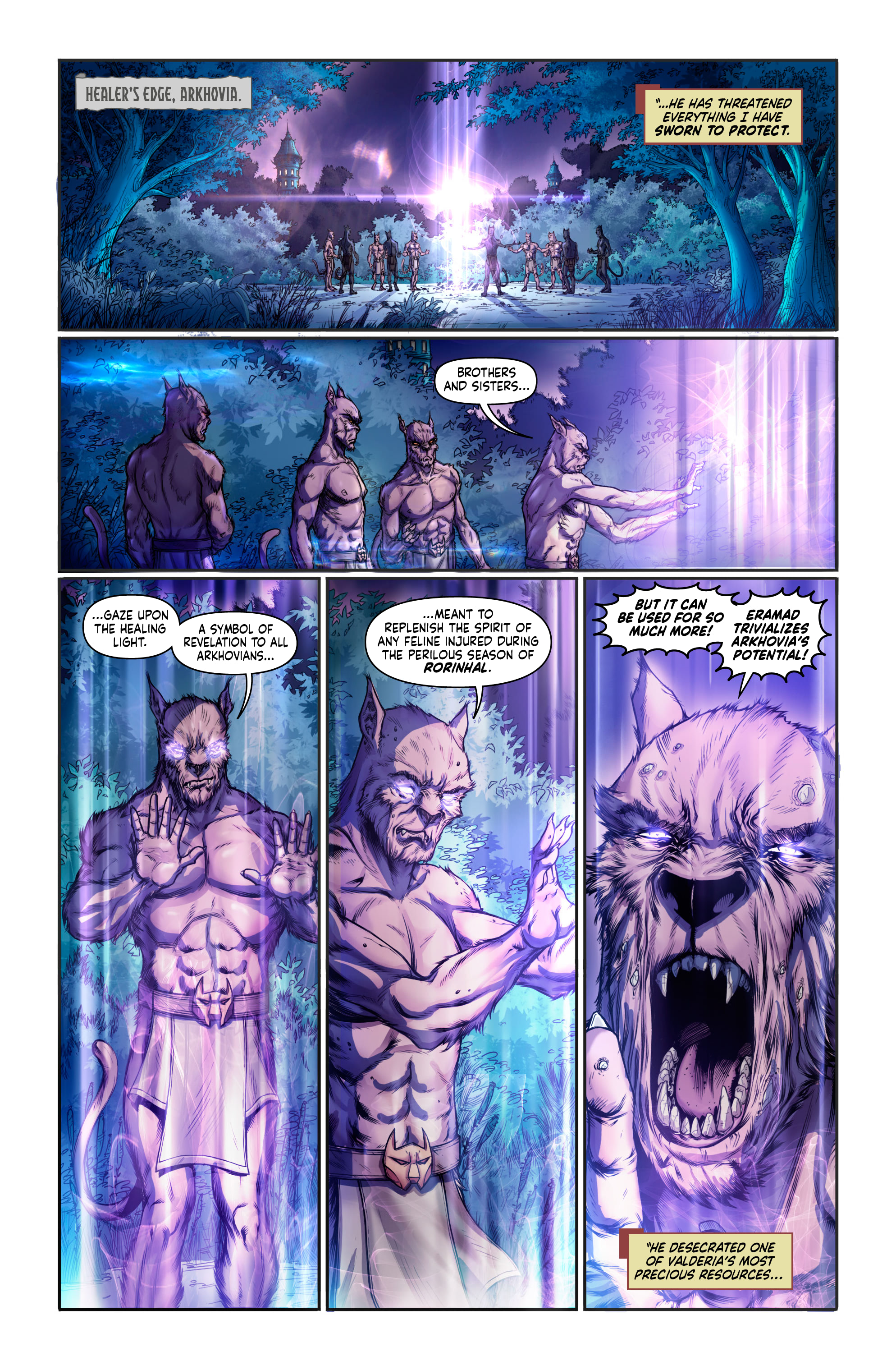 Read online Battlecats: Tales of Valderia comic -  Issue #1 - 4
