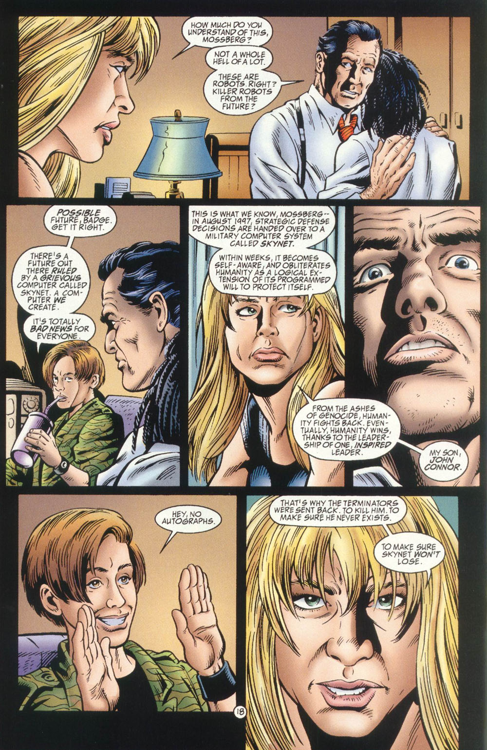 Read online T2: Cybernetic Dawn comic -  Issue #3 - 19