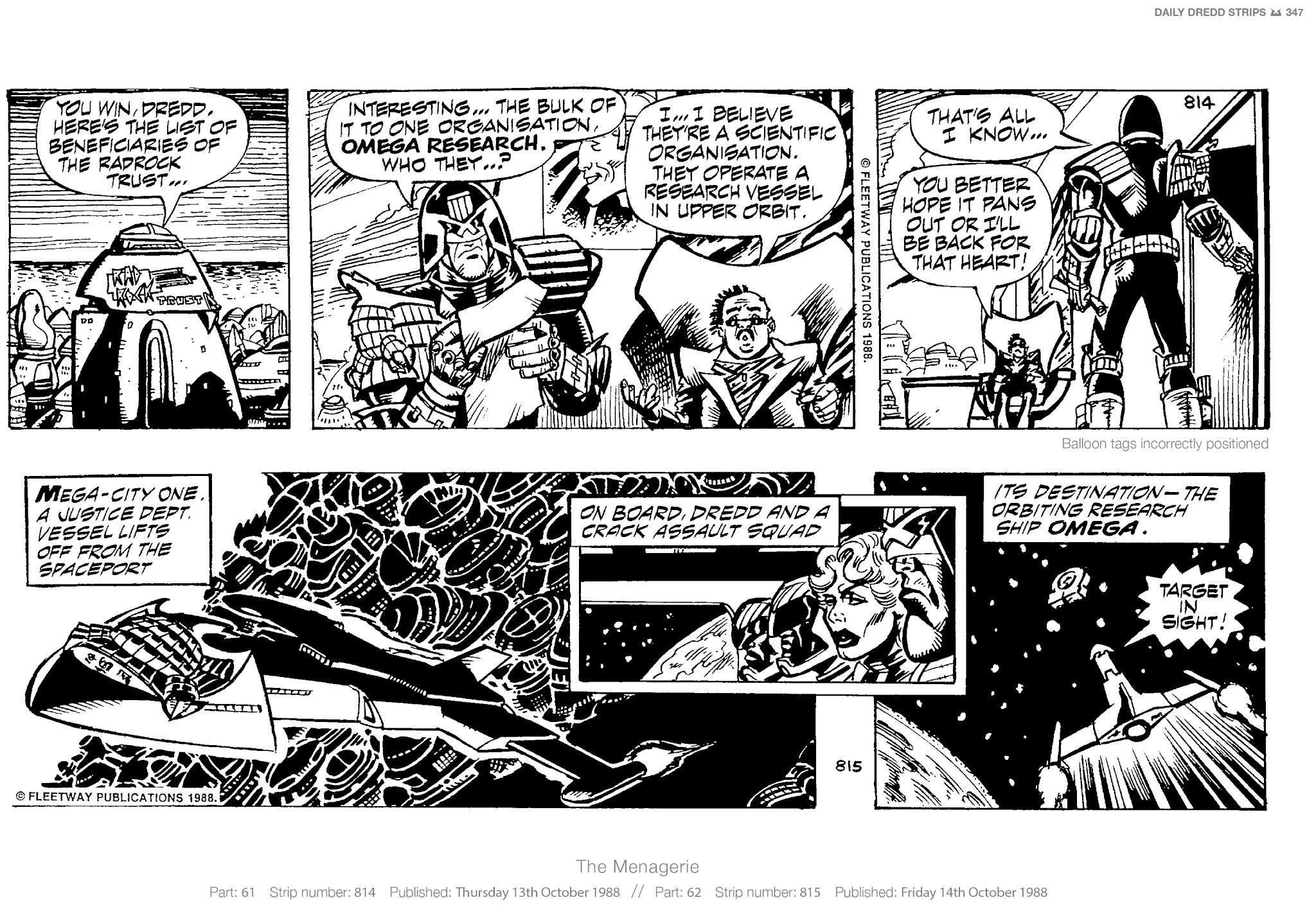 Read online Judge Dredd: The Daily Dredds comic -  Issue # TPB 2 - 350
