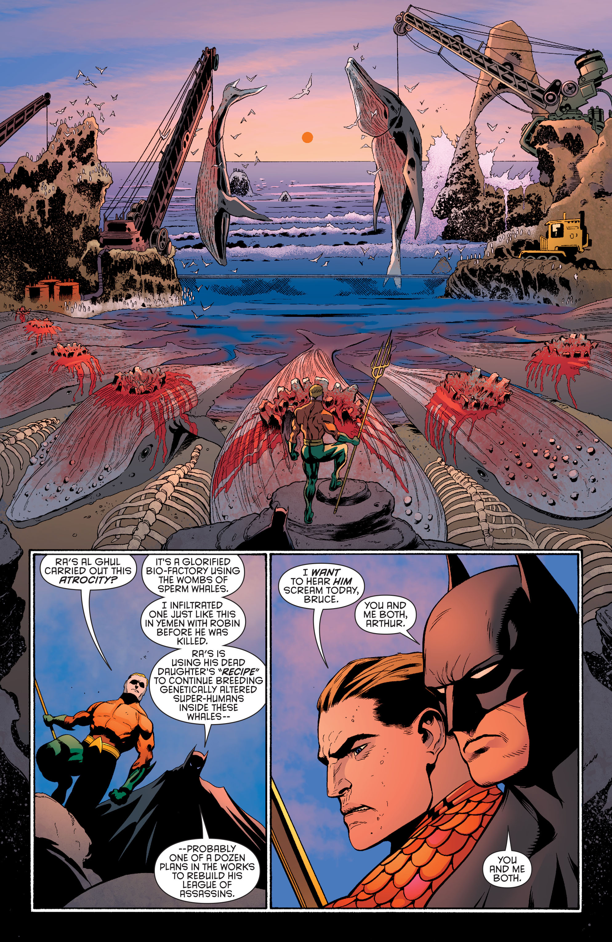 Read online Batman and Robin (2011) comic -  Issue #29 - Batman and Aquaman - 9
