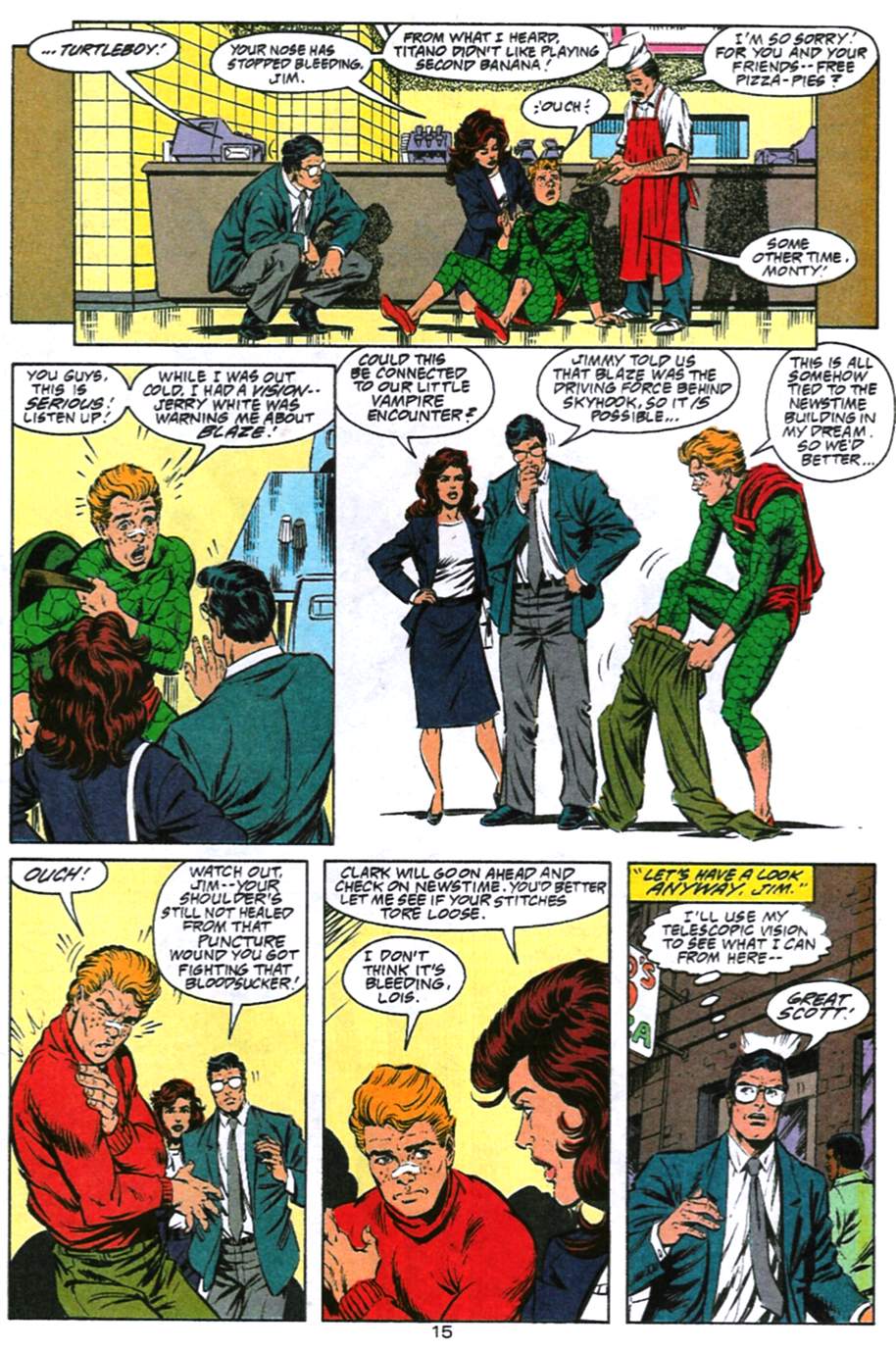 Read online Adventures of Superman (1987) comic -  Issue #493 - 16