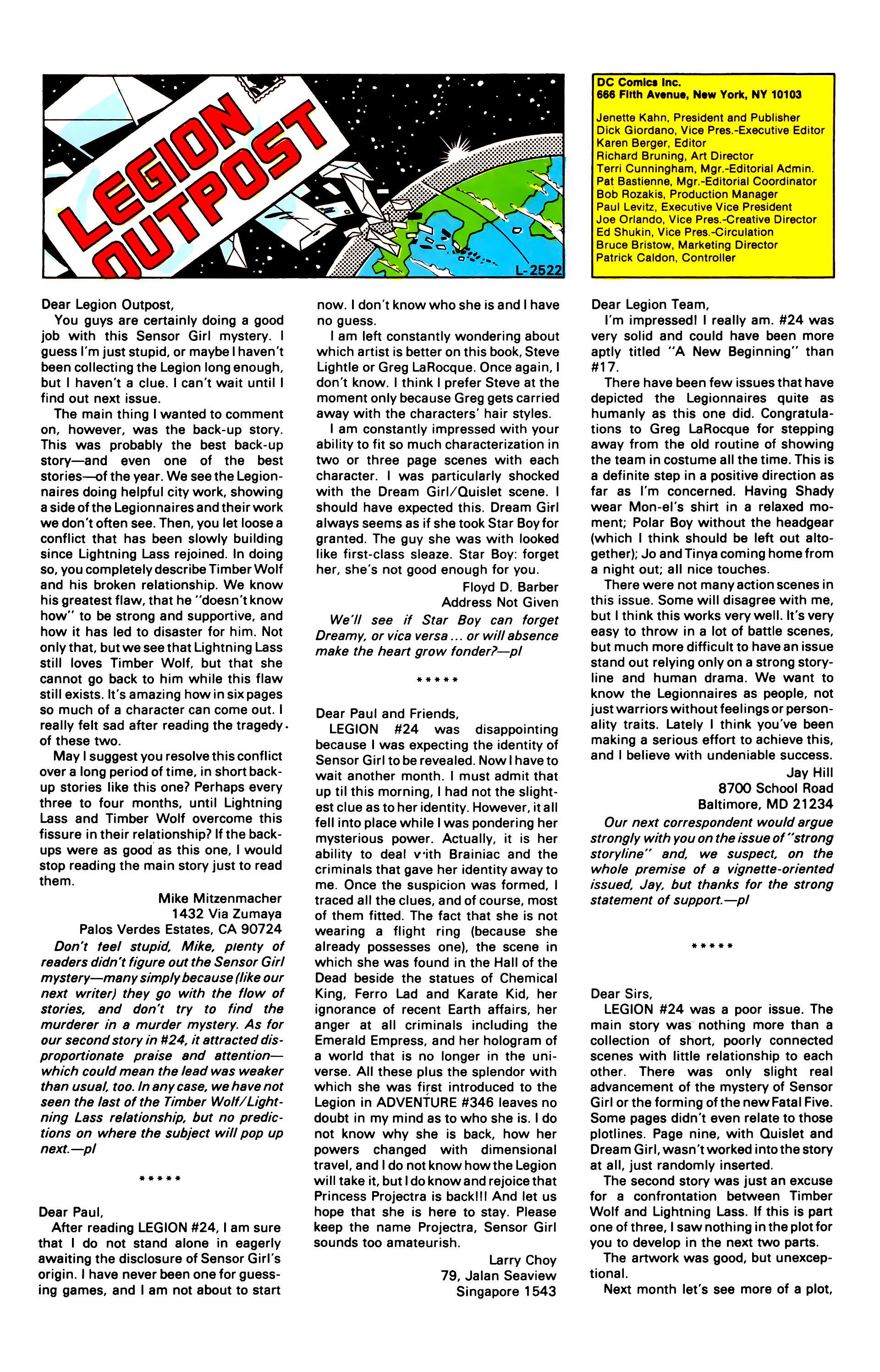 Read online Legion of Super-Heroes (1984) comic -  Issue #30 - 30