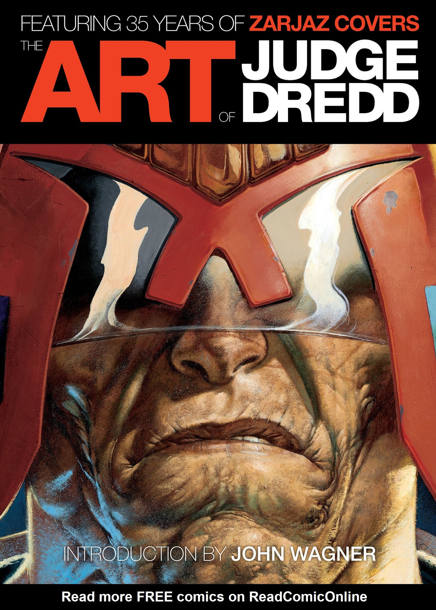 Read online The Art of Judge Dredd: Featuring 35 Years of Zarjaz Covers comic -  Issue # TPB (Part 1) - 1