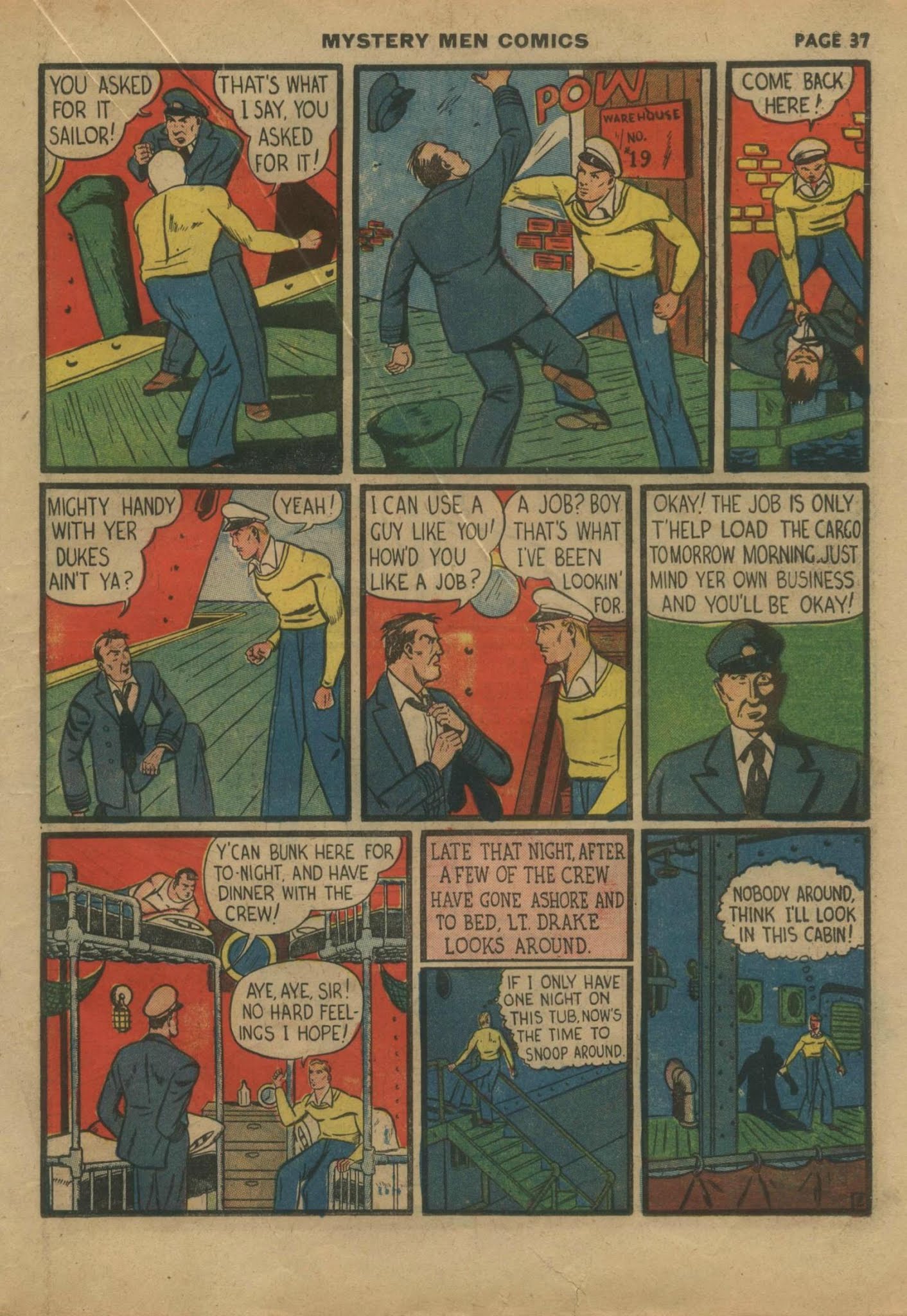 Read online Mystery Men Comics comic -  Issue #14 - 39