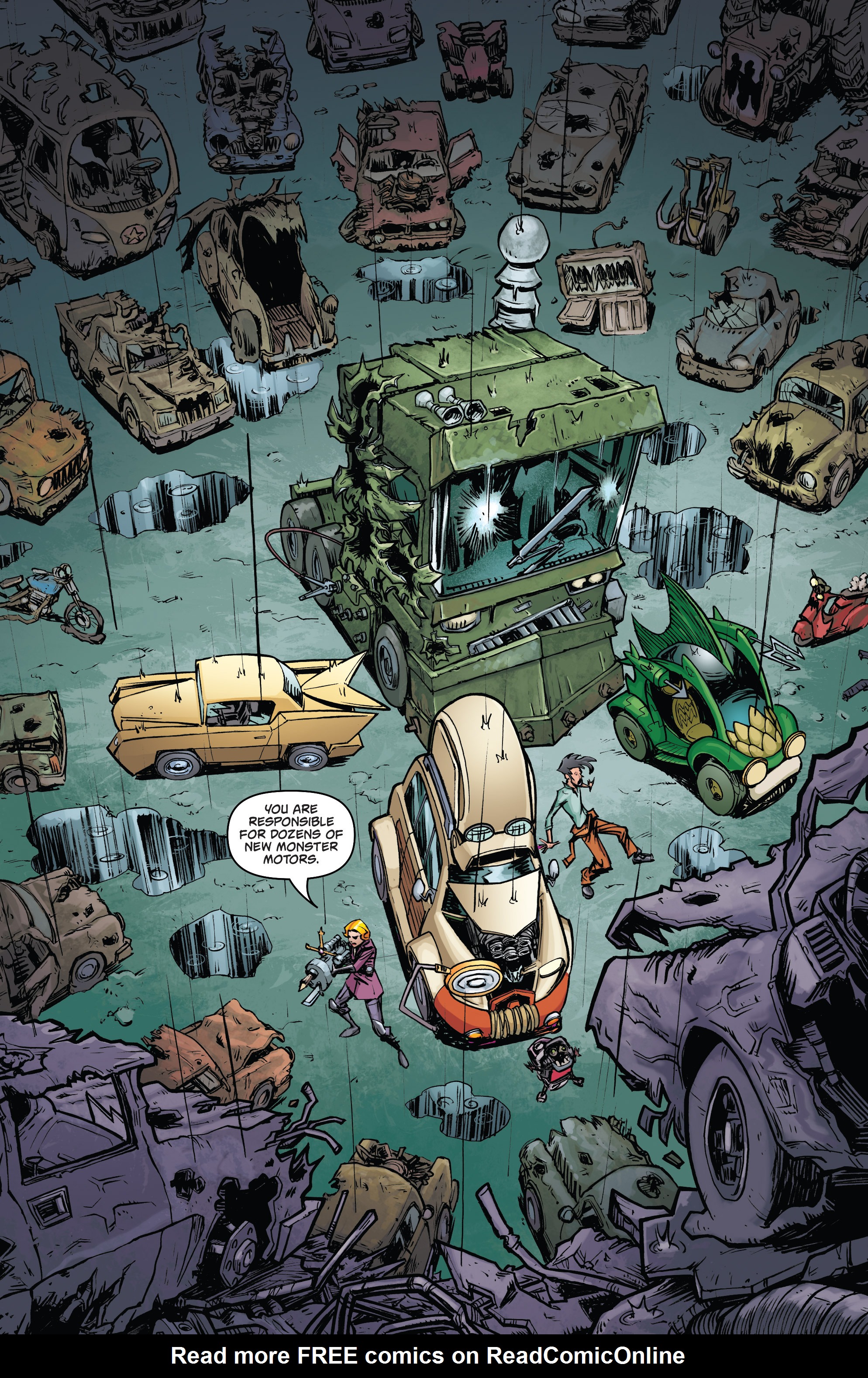 Read online Monster Motors: The Curse of Minivan Helsing comic -  Issue #1 - 22