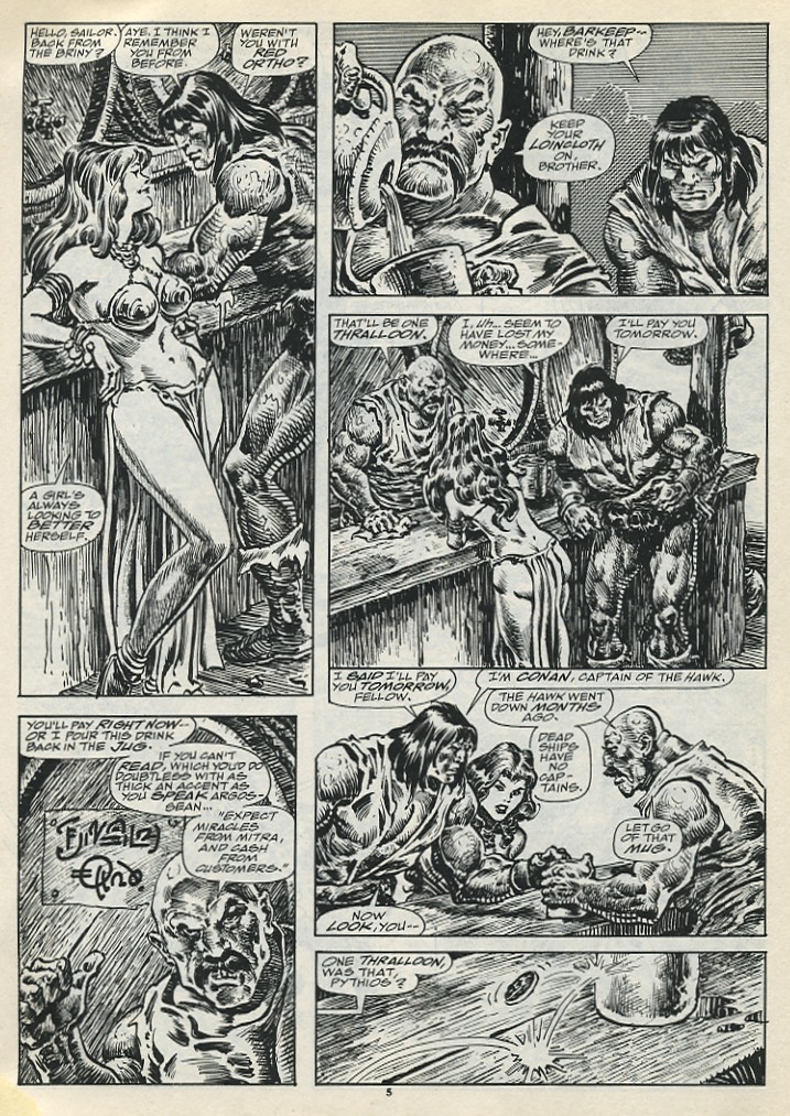 Read online The Savage Sword Of Conan comic -  Issue #196 - 7