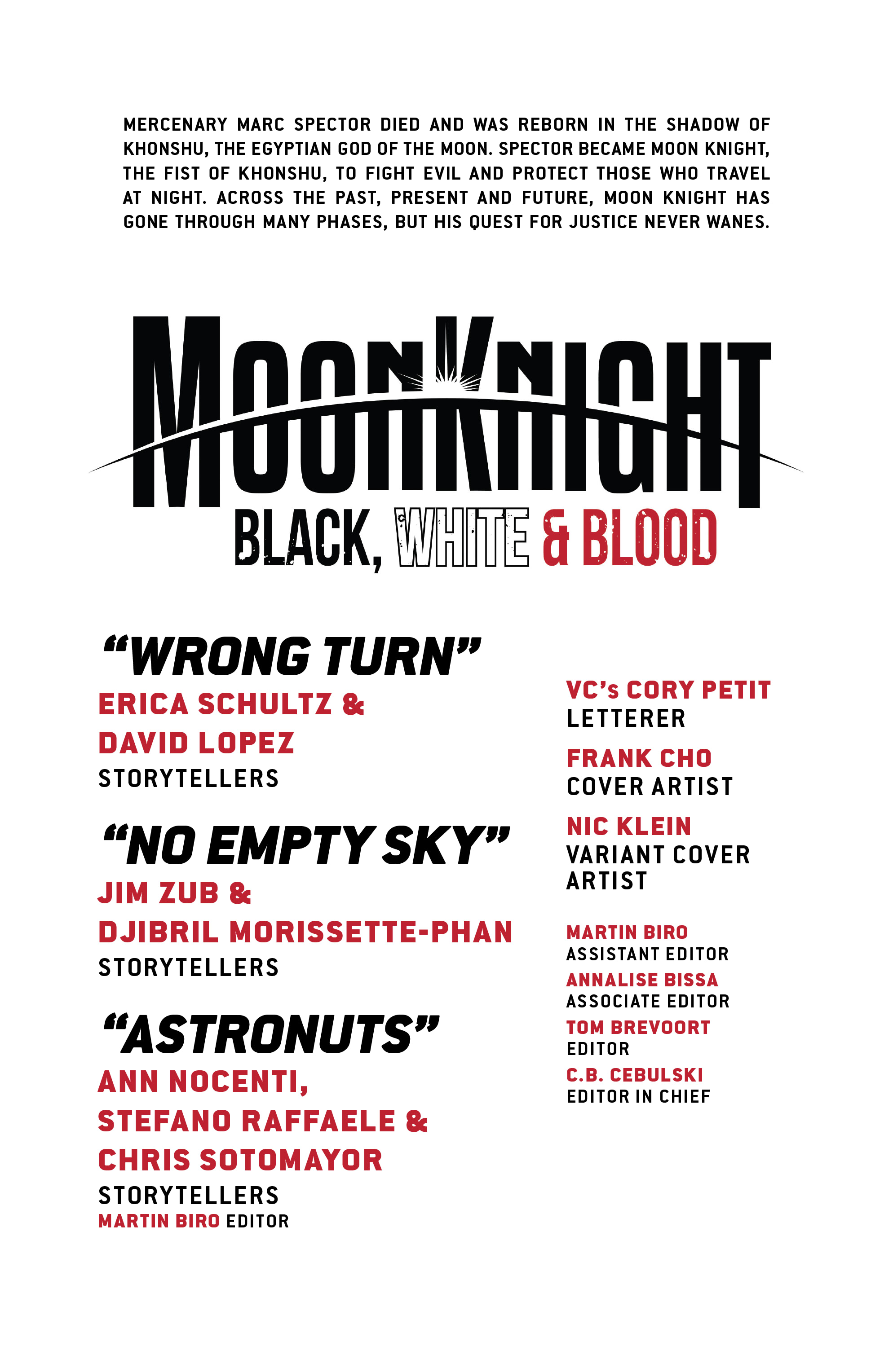 Read online Moon Knight: Black, White & Blood comic -  Issue #3 - 3