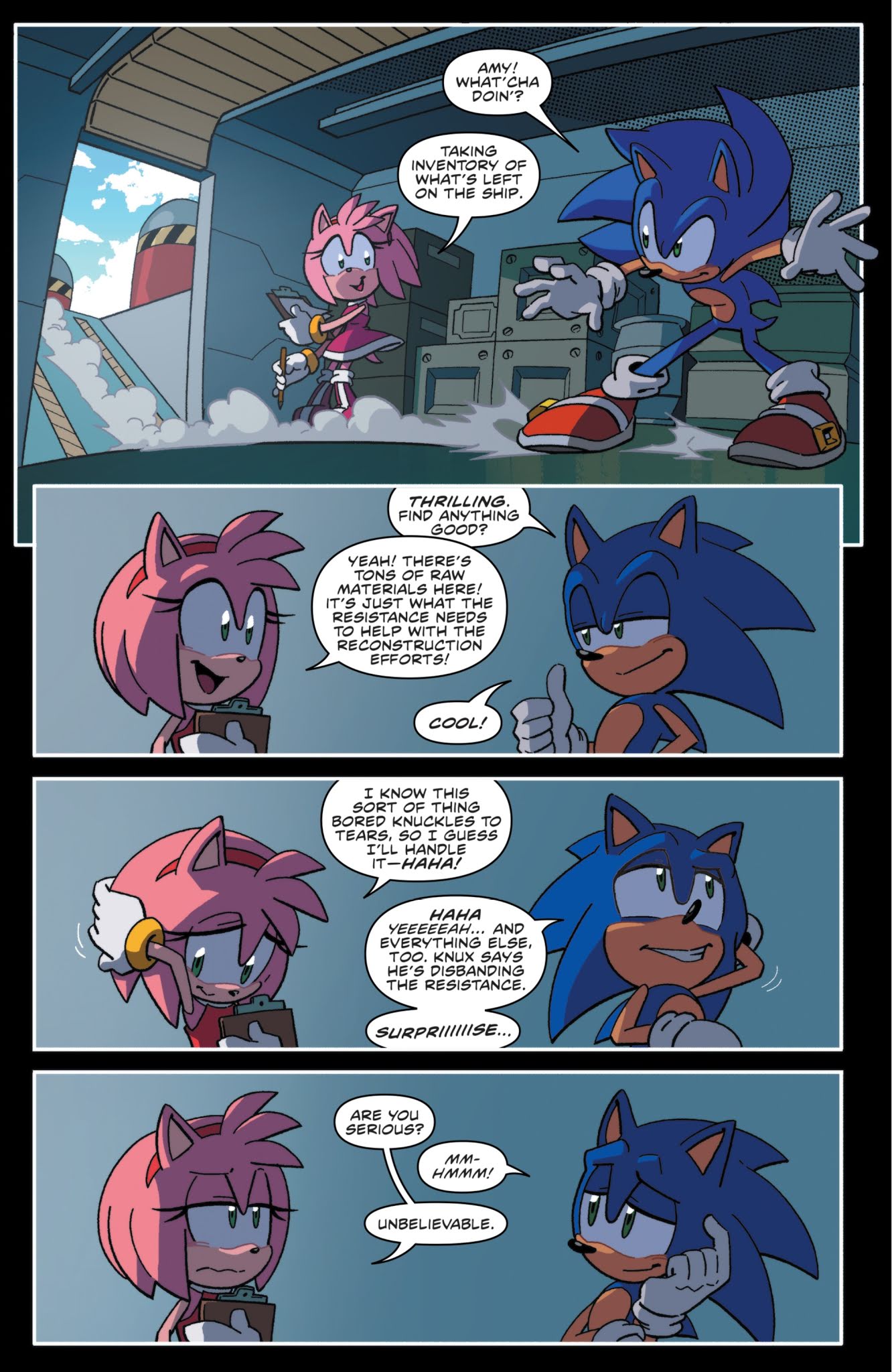 Read online Sonic the Hedgehog (2018) comic -  Issue #12 - 16
