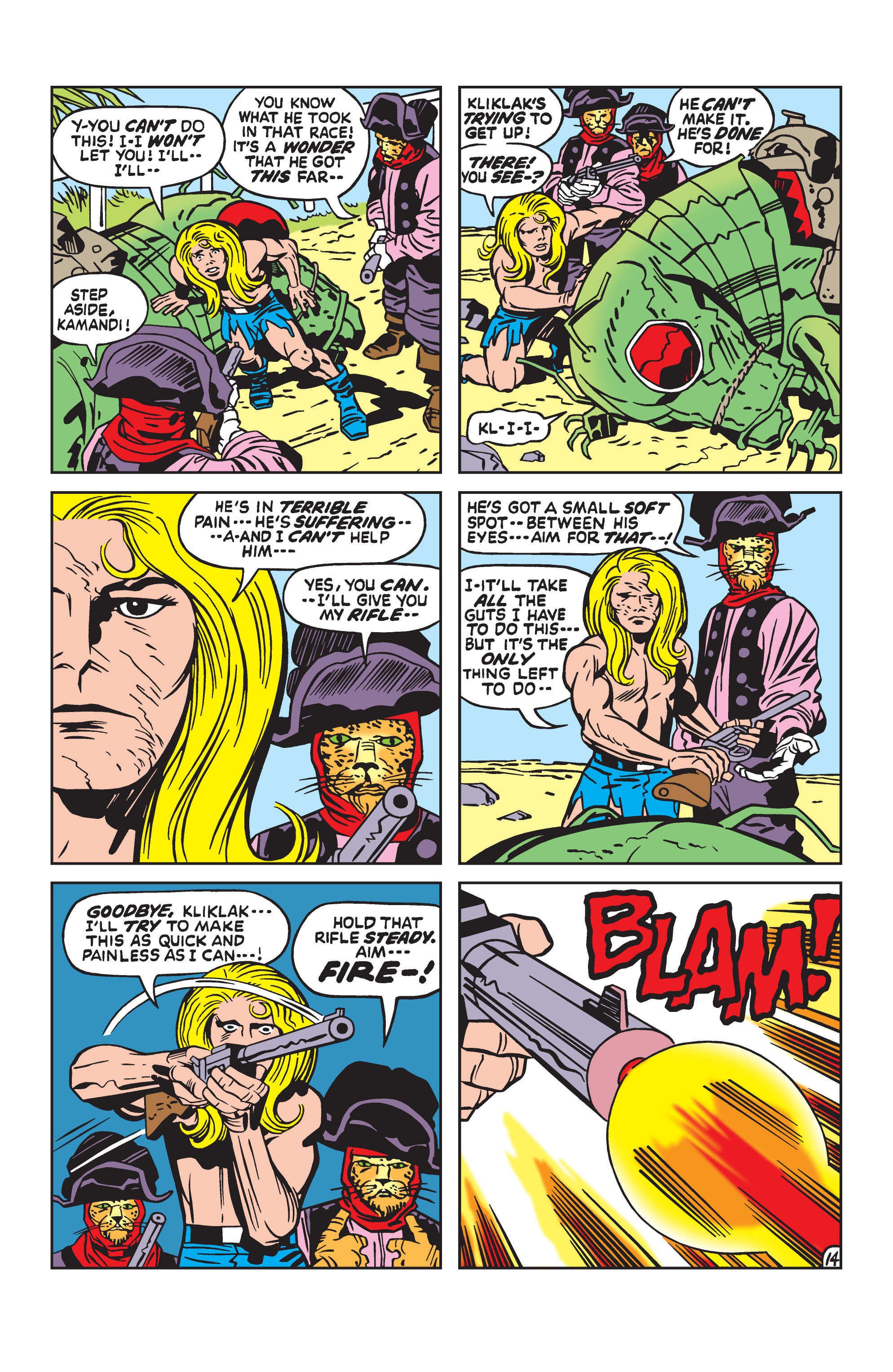 Read online Kamandi, The Last Boy On Earth comic -  Issue #14 - 14