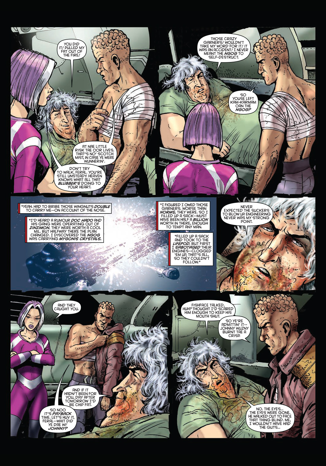 Read online Strontium Dog: The Life and Death of Johnny Alpha: The Project comic -  Issue # TPB - 39
