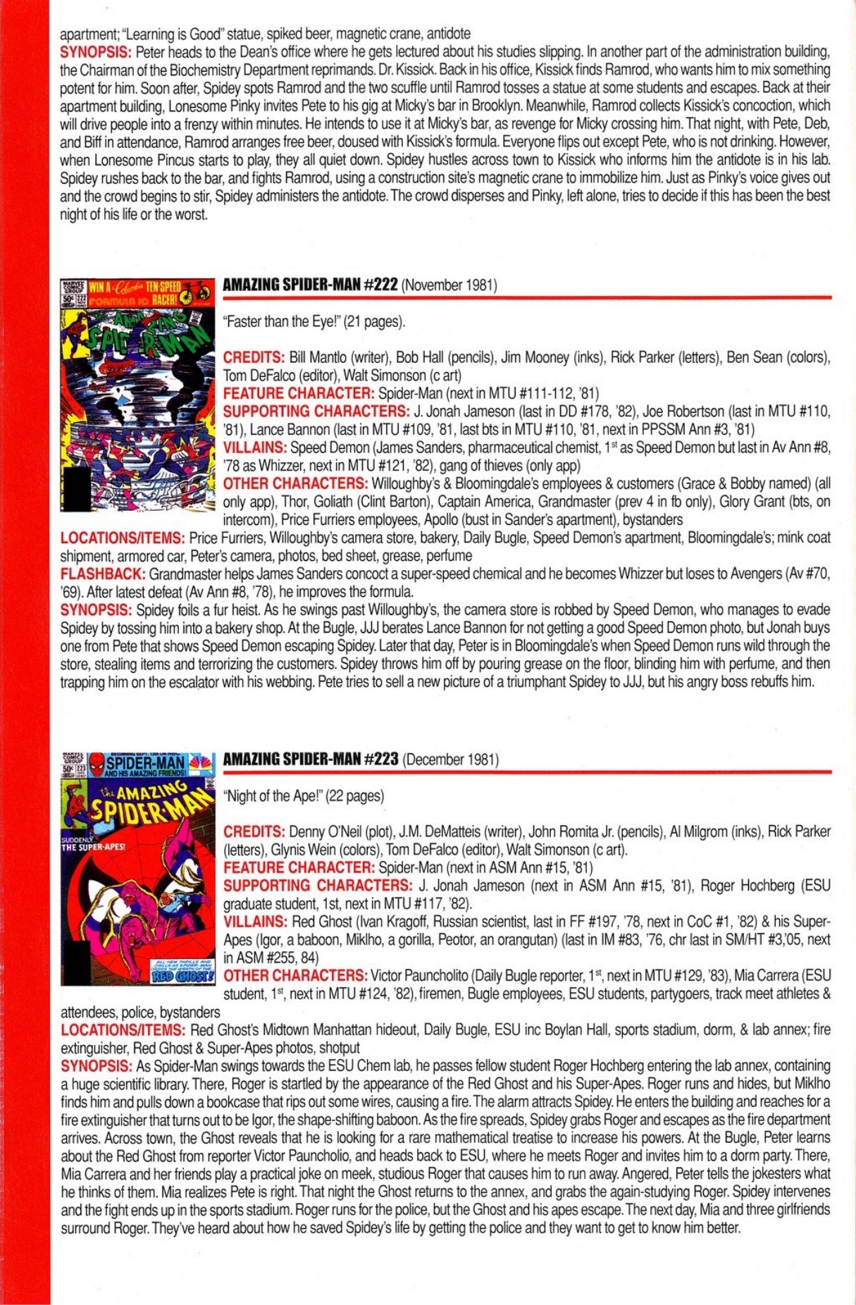 Read online Official Index to the Marvel Universe comic -  Issue #5 - 14