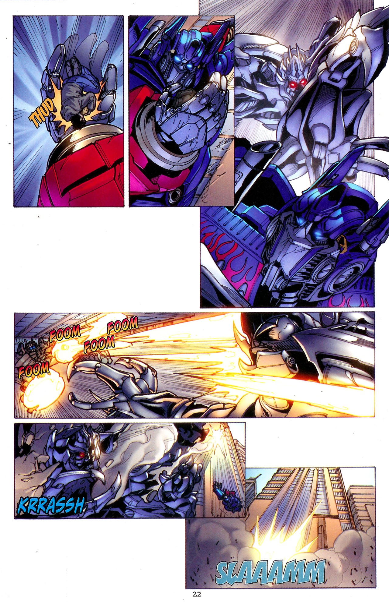 Read online Transformers: The Movie Adaptation comic -  Issue #4 - 23