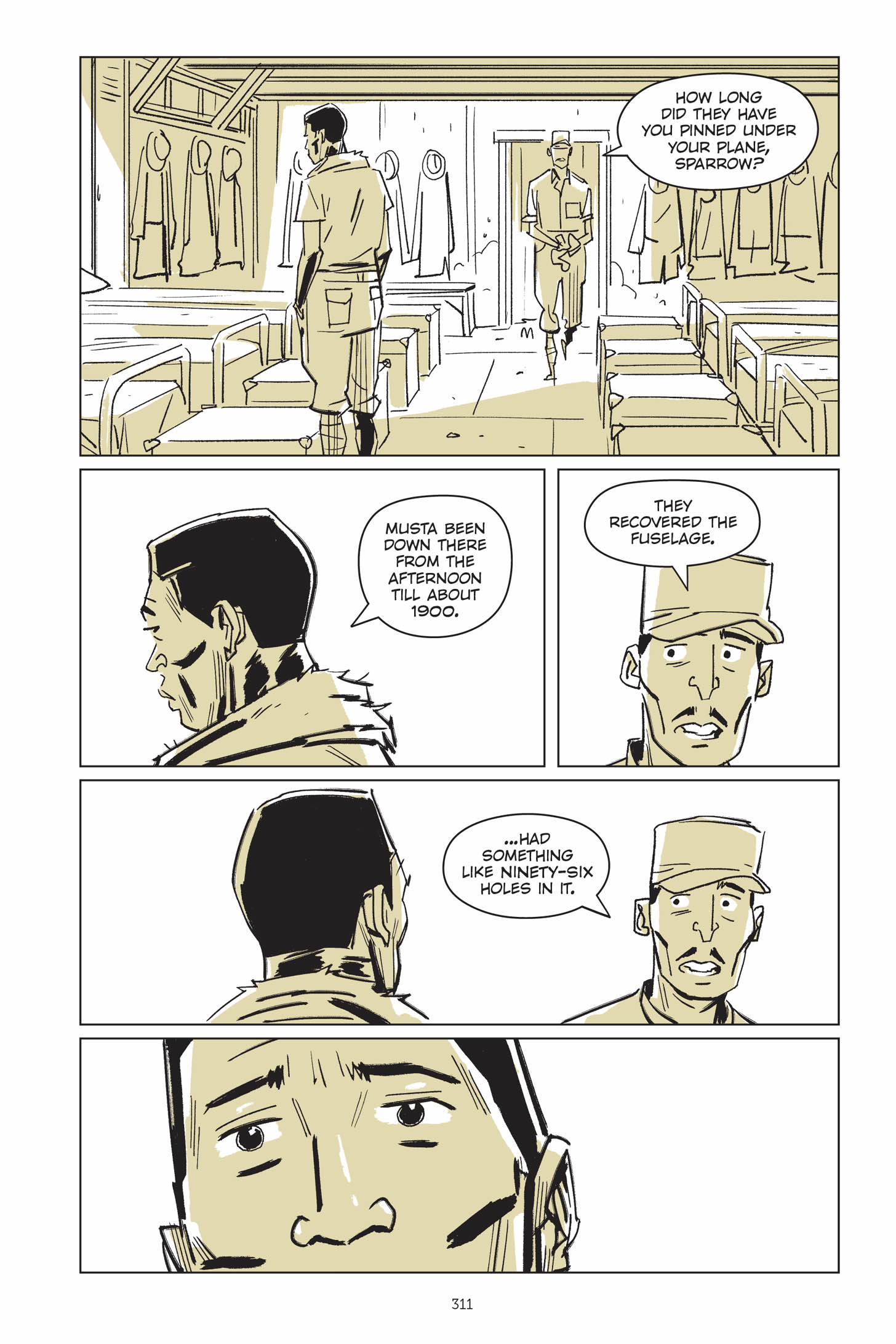 Read online Now Let Me Fly: A Portrait of Eugene Bullard comic -  Issue # TPB (Part 3) - 105