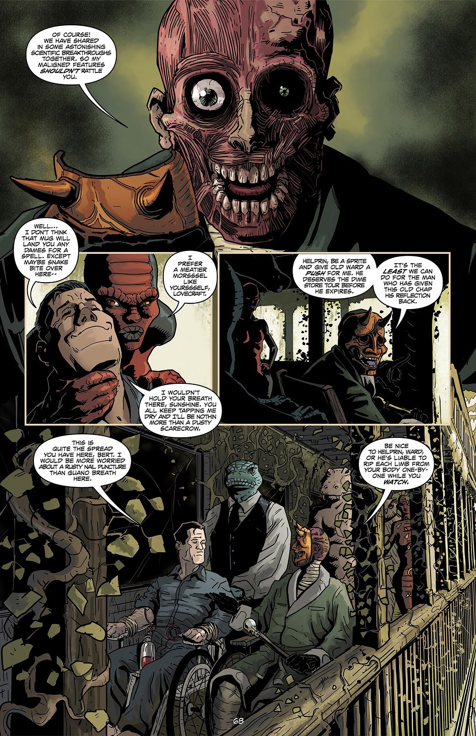 Read online Lovecraft P.I. - The Curious Case of ReAnimator comic -  Issue # TPB - 69