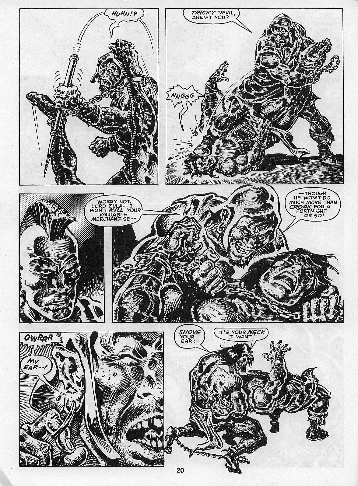 Read online The Savage Sword Of Conan comic -  Issue #205 - 22