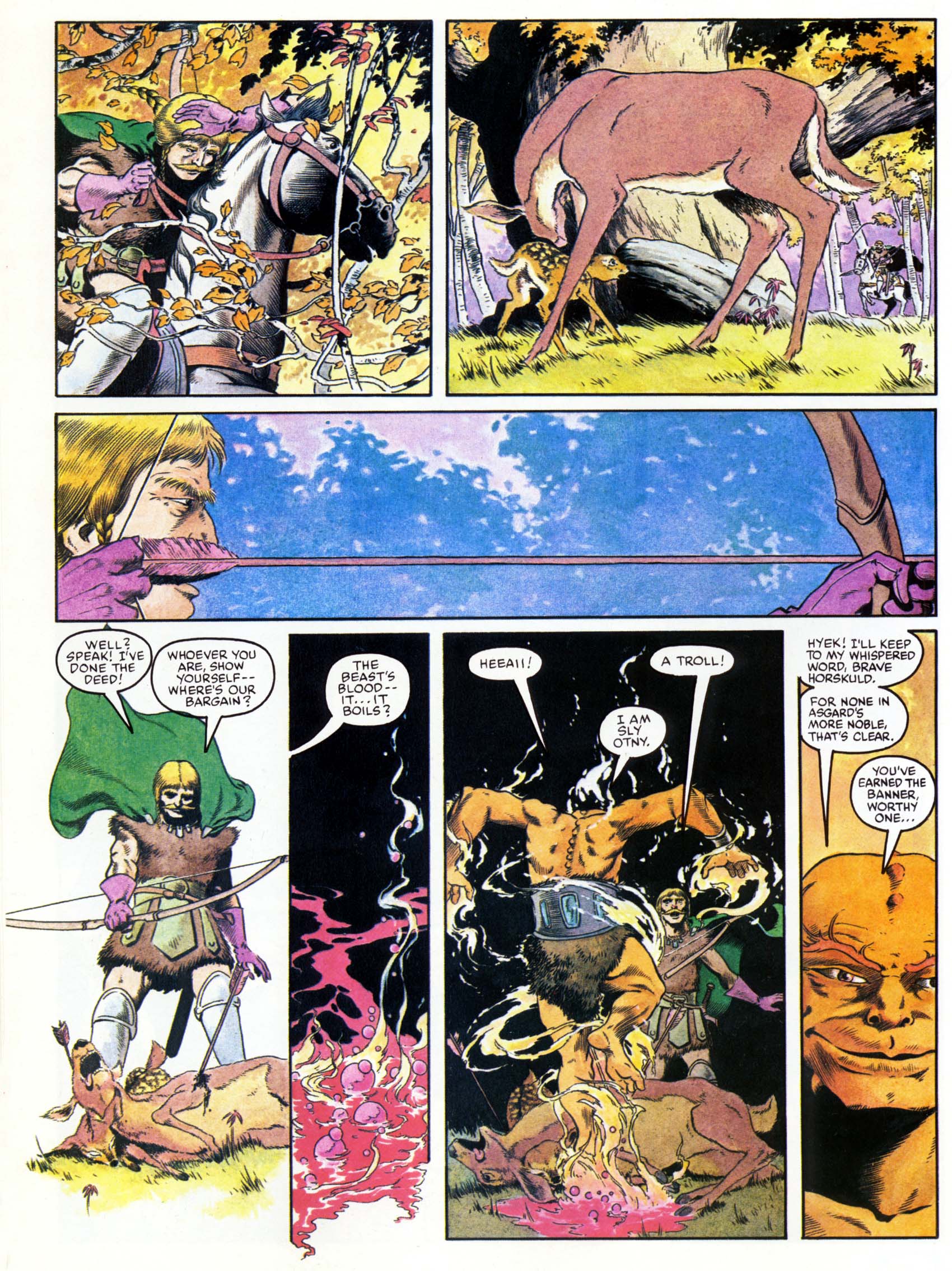Read online Marvel Graphic Novel comic -  Issue #15 - The Raven Banner - 38