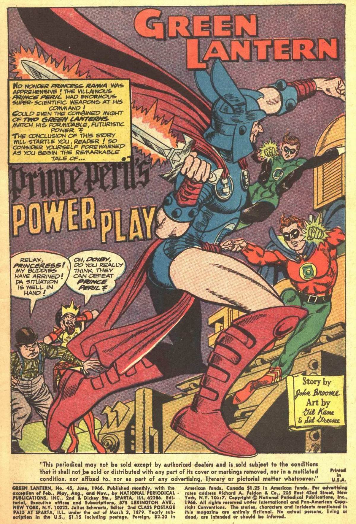 Read online Green Lantern (1960) comic -  Issue #45 - 3