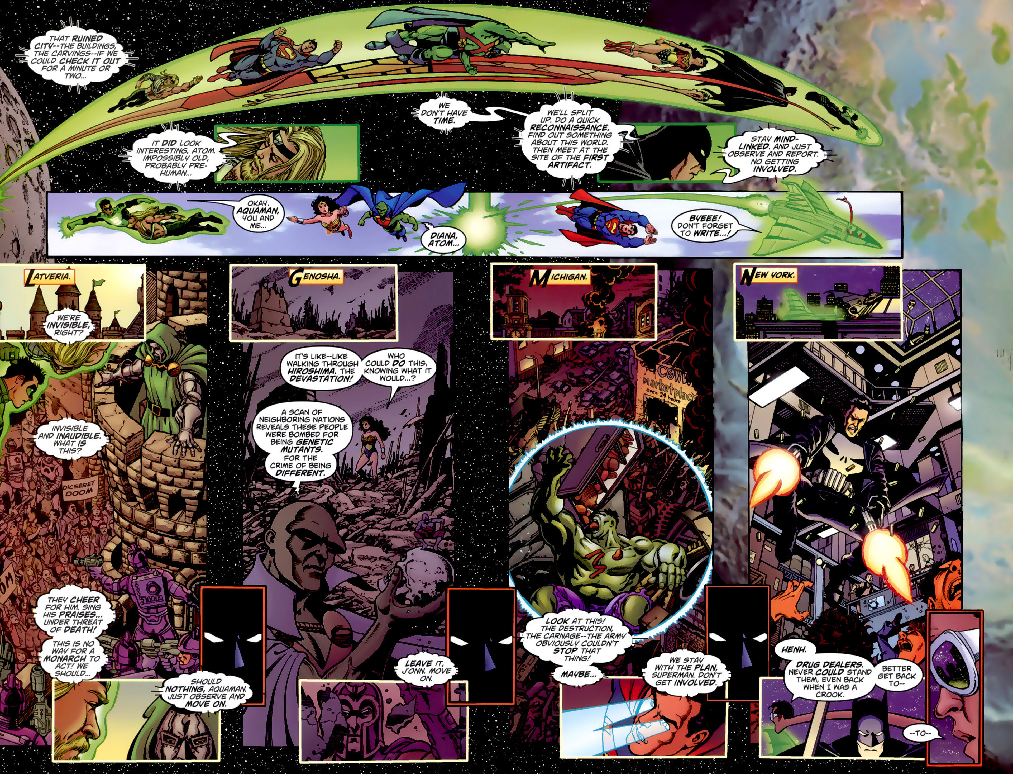 Read online JLA/Avengers comic - Issue #1.