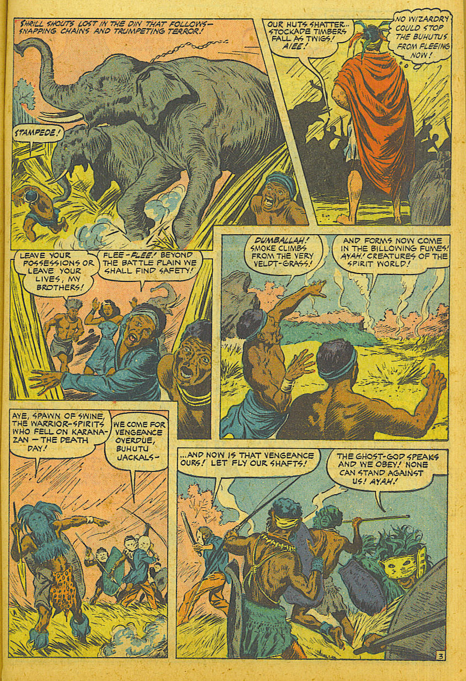Read online Jungle Comics comic -  Issue #136 - 36
