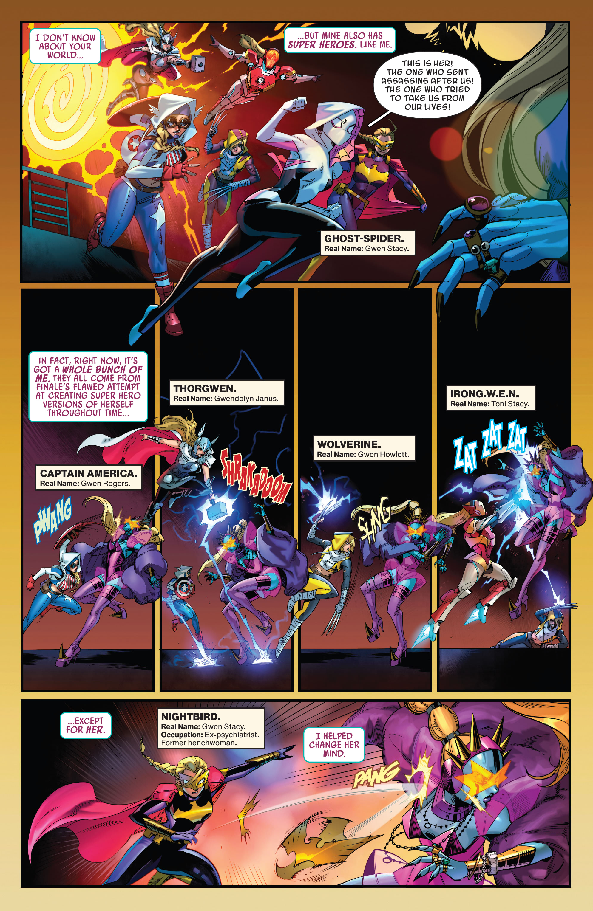 Read online Spider-Gwen: Gwenverse comic -  Issue #5 - 4