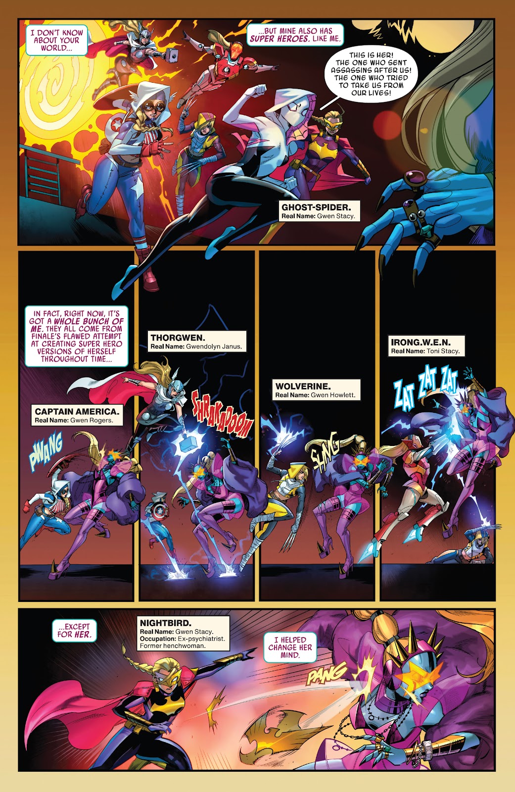 Spider-Gwen: Gwenverse issue 5 - Page 4