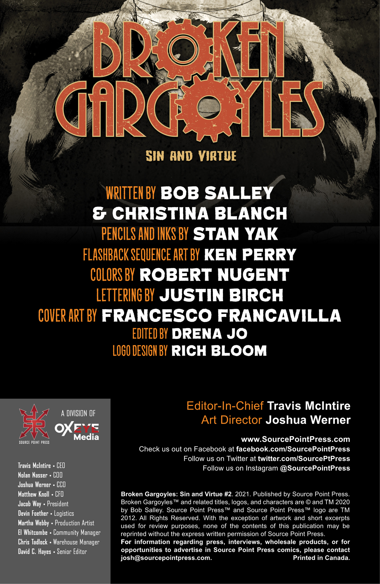 Read online Broken Gargoyles: Sin and Virtue comic -  Issue #2 - 2