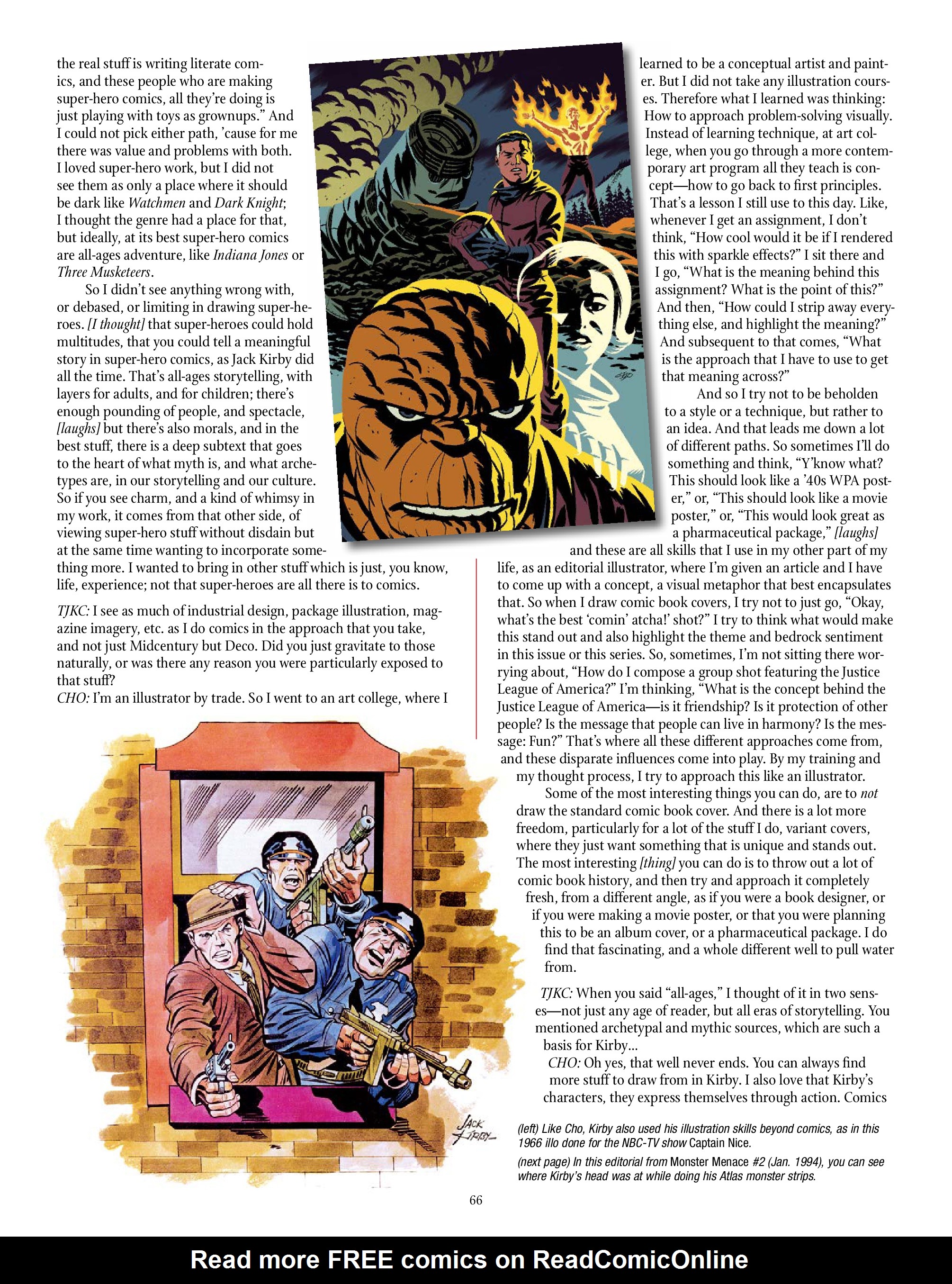 Read online The Jack Kirby Collector comic -  Issue #77 - 68