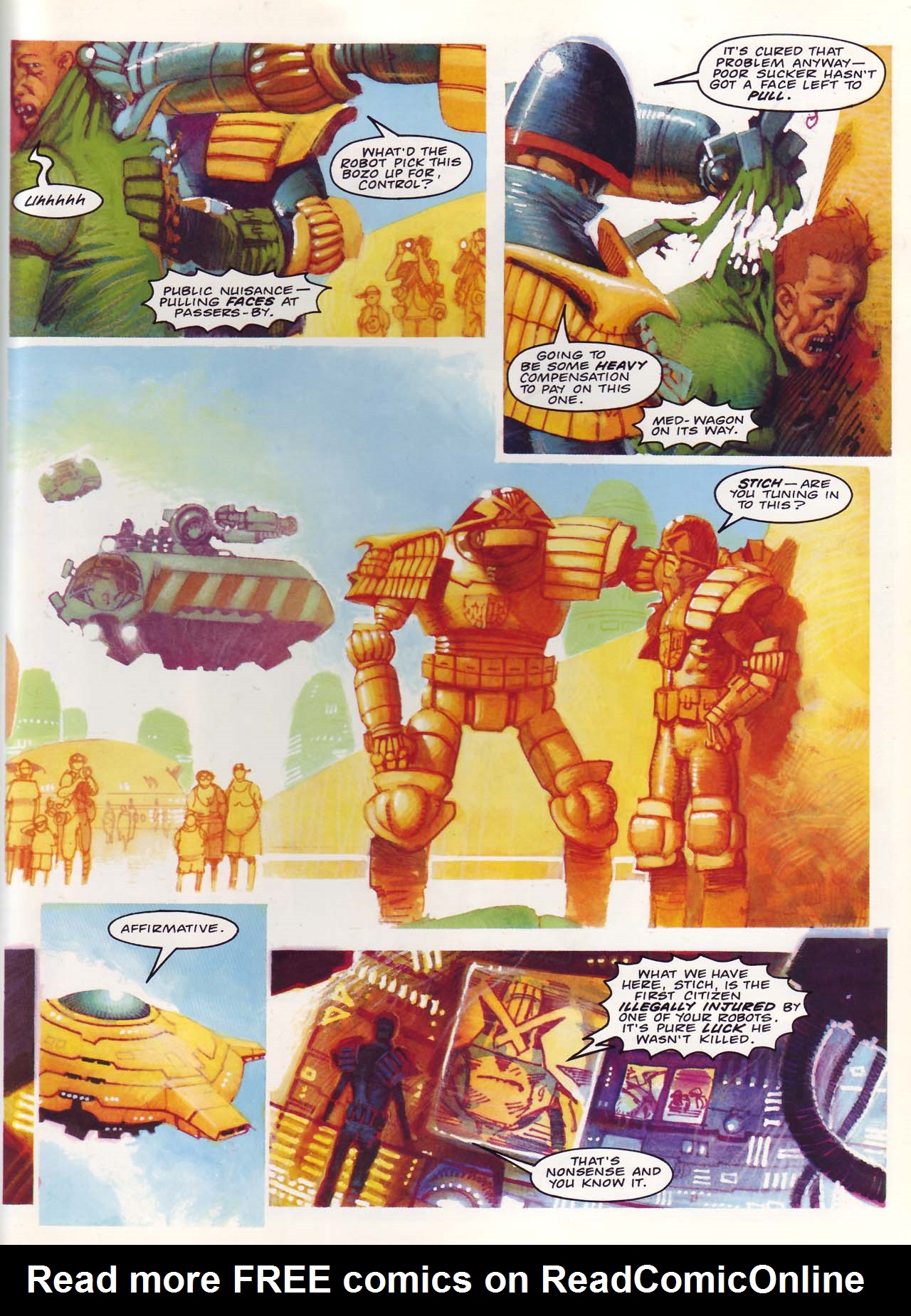 Read online Judge Dredd: Mechanismo comic -  Issue # TPB - 34