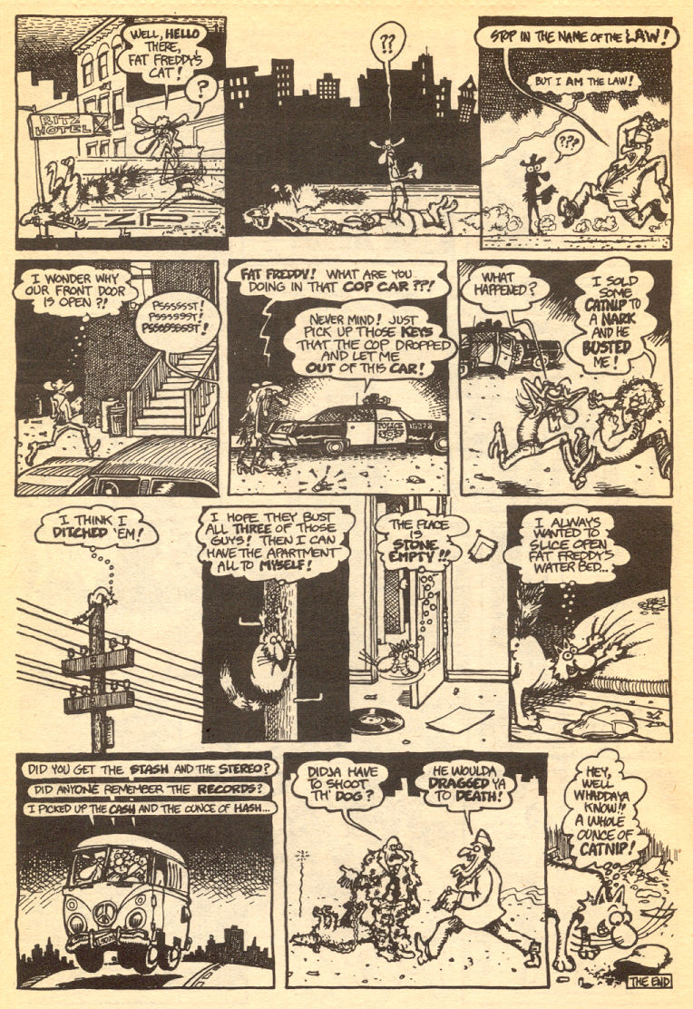Read online Adventures of Fat Freddy's Cat comic -  Issue #1 - 28