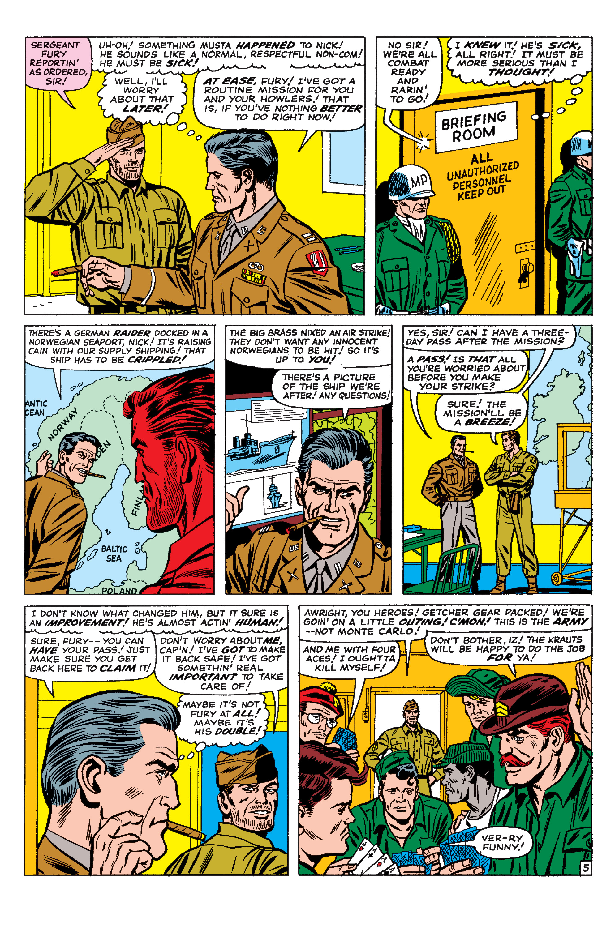 Read online Sgt. Fury Epic Collection: The Howling Commandos comic -  Issue # TPB 1 (Part 5) - 2