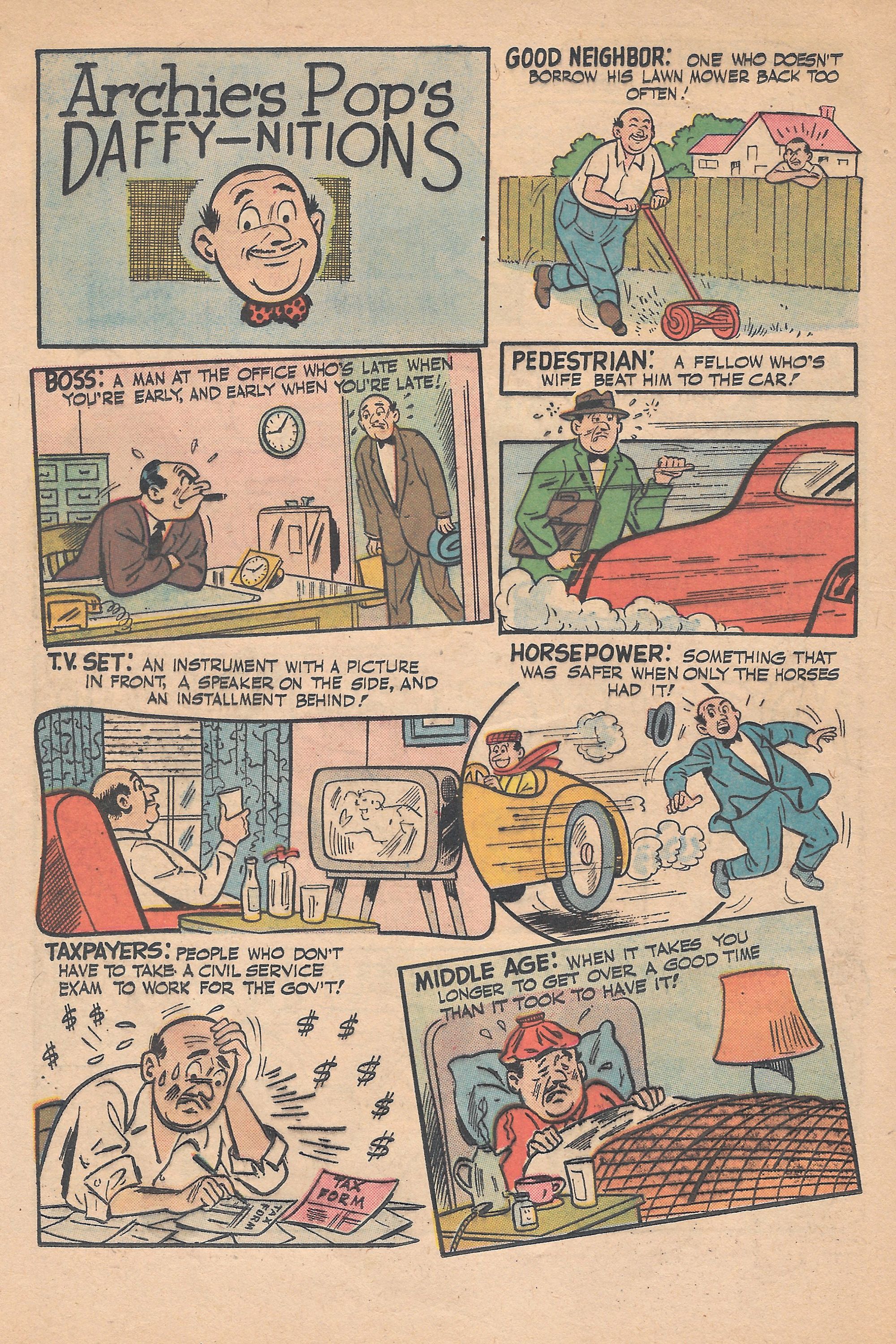 Read online Archie's Joke Book Magazine comic -  Issue #33 - 24
