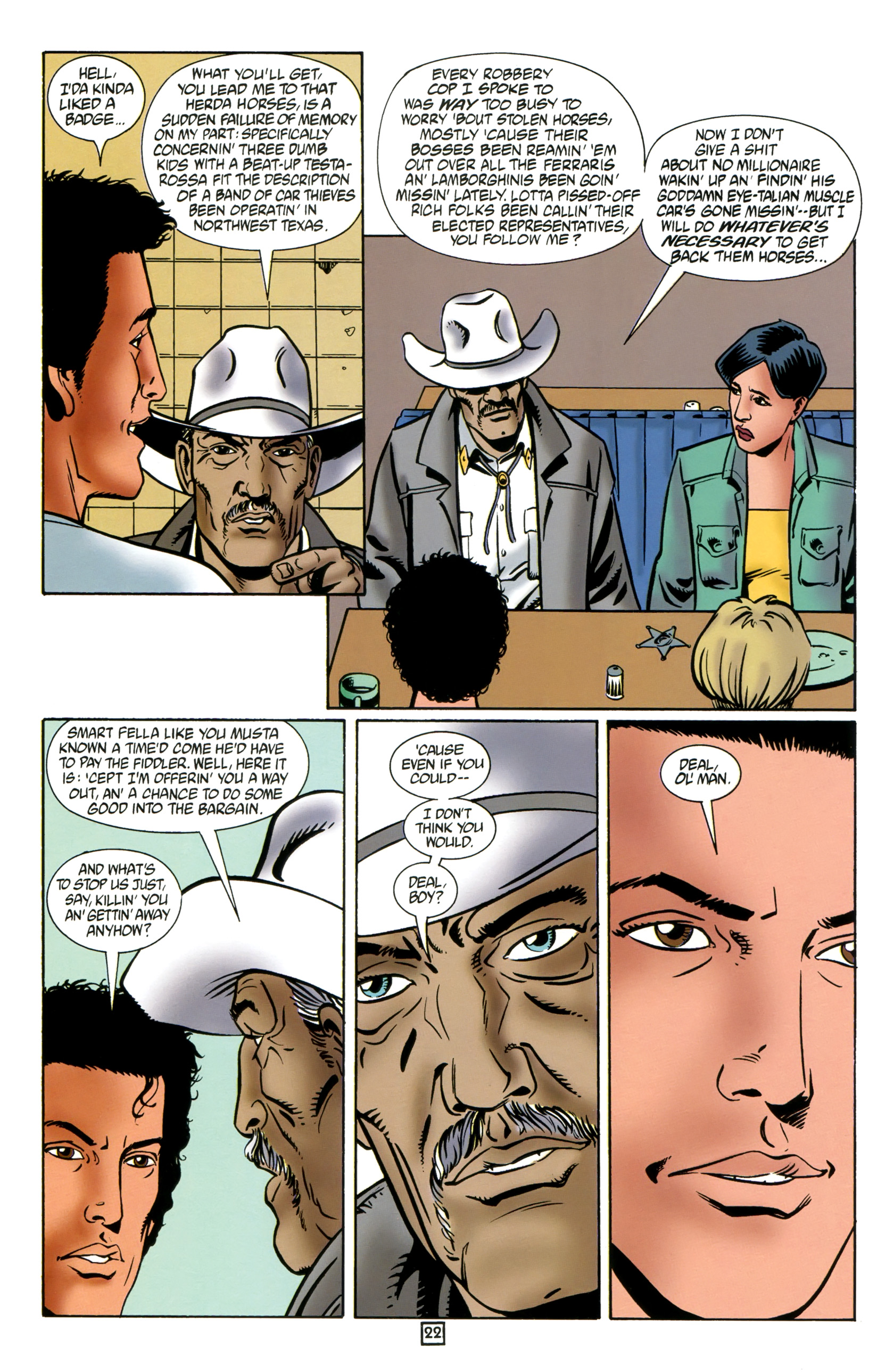 Read online Preacher: Tall in the Saddle comic -  Issue # Full - 24