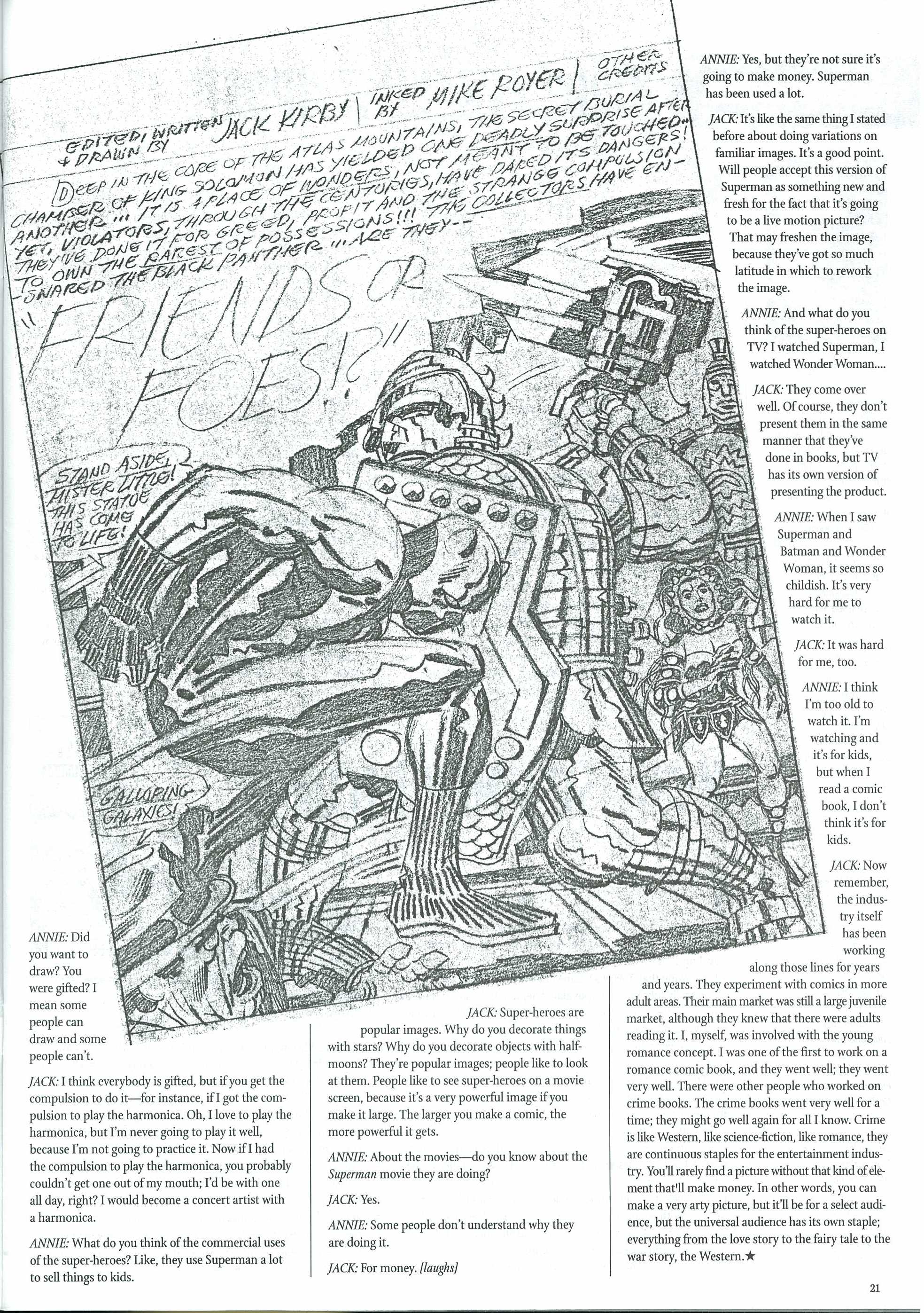 Read online The Jack Kirby Collector comic -  Issue #32 - 23